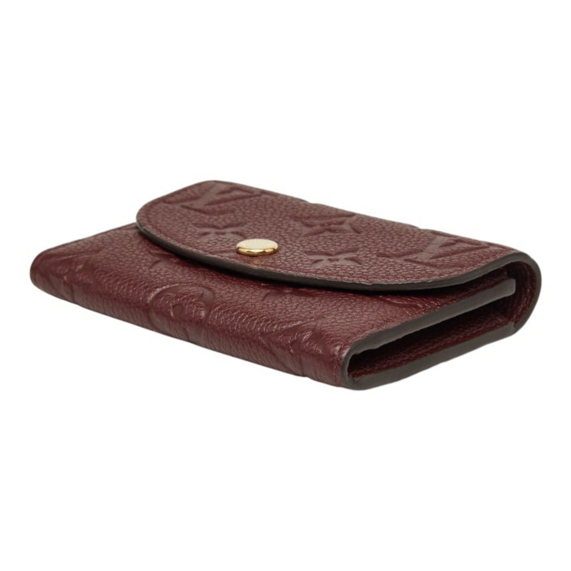 Louis Vuitton Louis Vuitton Monogram Empreinte Portemonnaie Rosalie Wallet/Coin Case/Card Holder/Business Card Case M25810 Grenadine Red Leather Women's LOUIS VUITTON Size ONE SIZE - 4 Thumbnail