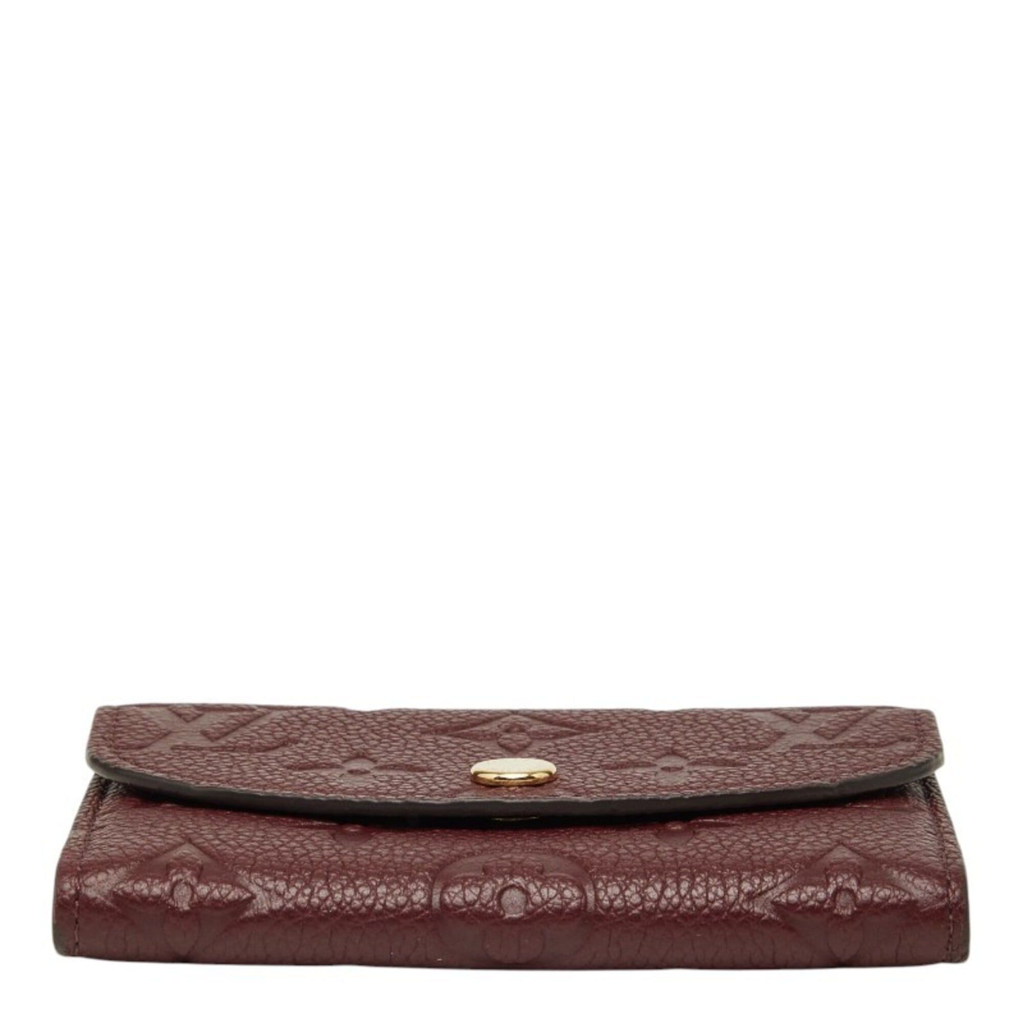 Louis Vuitton Louis Vuitton Monogram Empreinte Portemonnaie Rosalie Wallet/Coin Case/Card Holder/Business Card Case M25810 Grenadine Red Leather Women's LOUIS VUITTON Size ONE SIZE - 3 Thumbnail