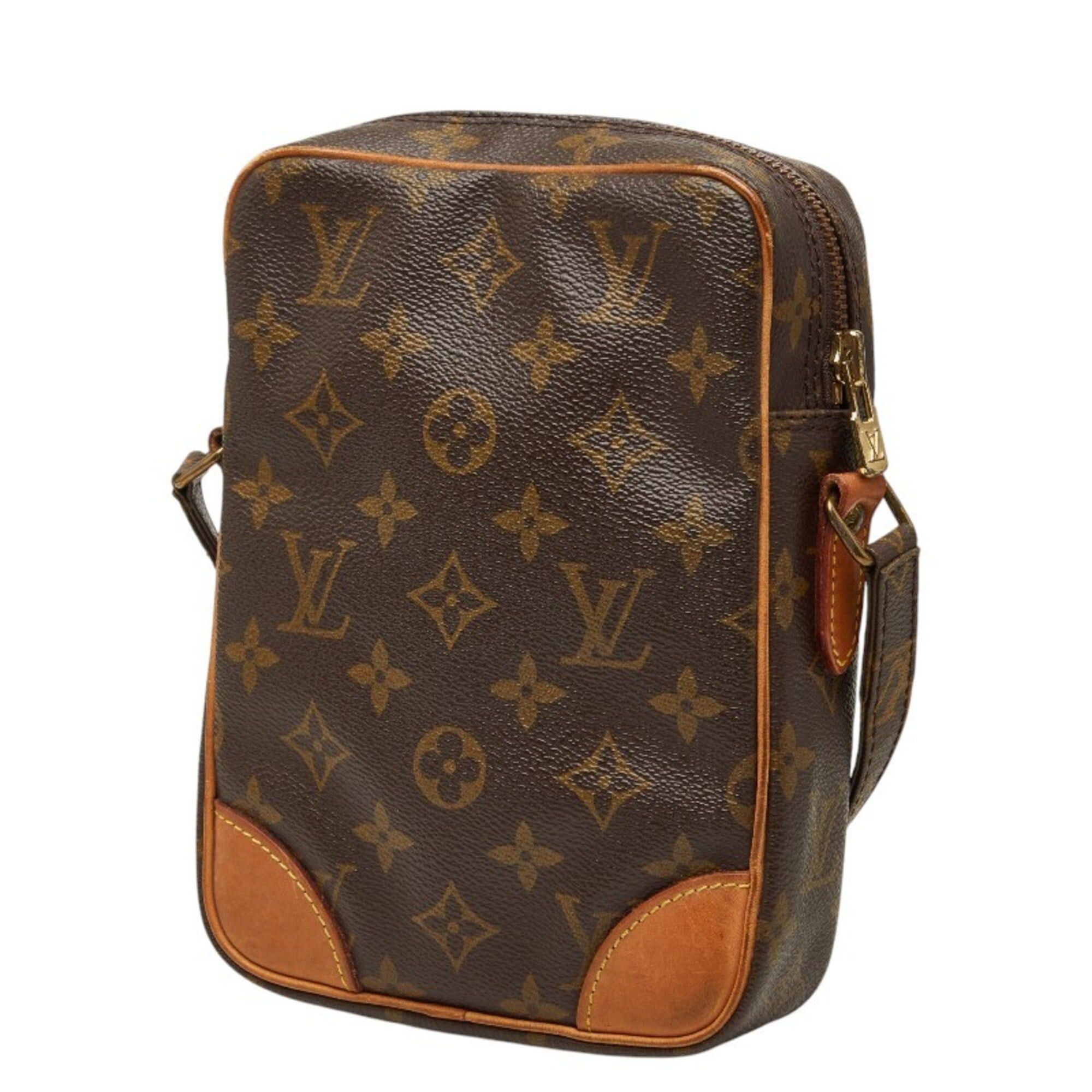 Louis Vuitton Louis Vuitton Monogram Danube Crossbody Shoulder Bag M45266 Brown Leather Women's LOUIS VUITTON Size ONE SIZE - 2 Thumbnail