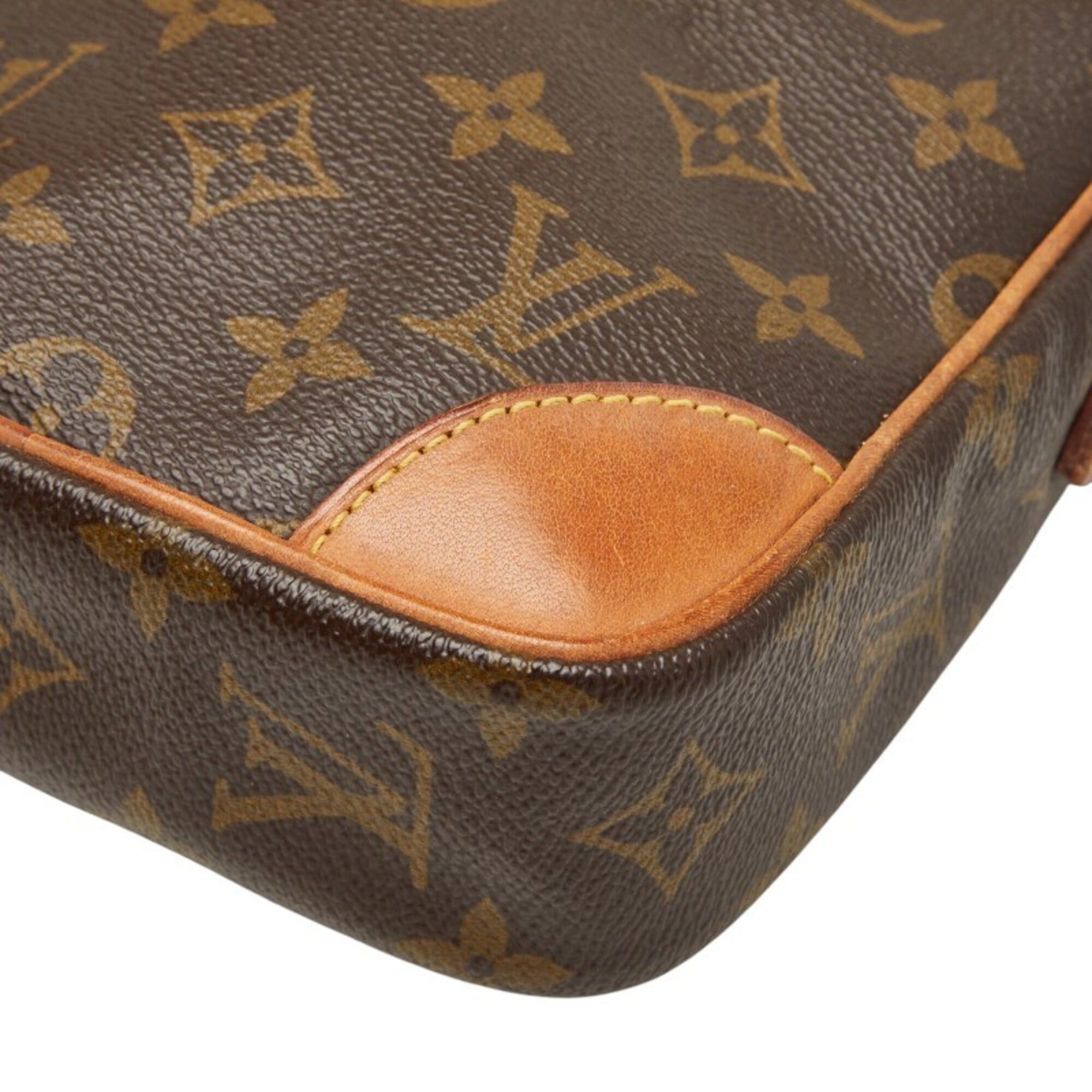 Louis Vuitton Louis Vuitton Monogram Danube Crossbody Shoulder Bag M45266 Brown Leather Women's LOUIS VUITTON Size ONE SIZE - 4 Thumbnail