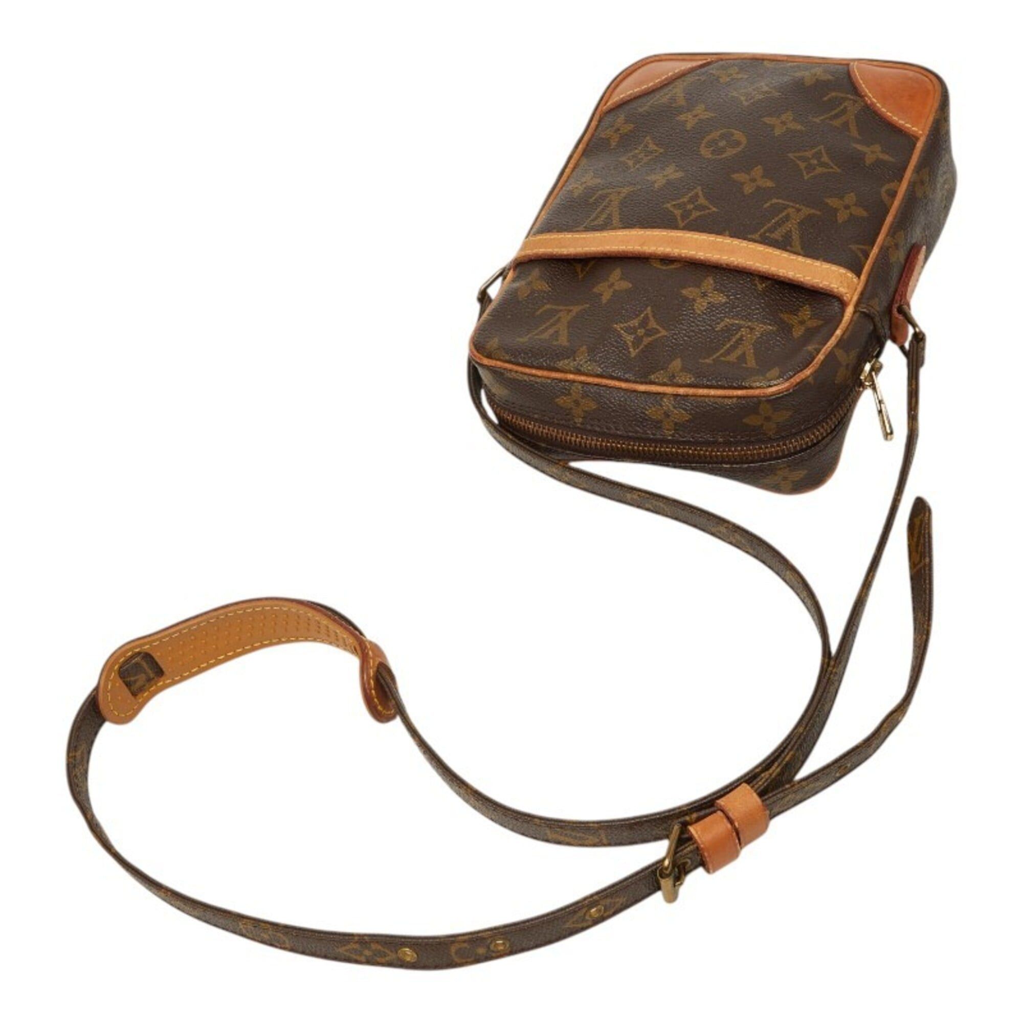 Louis Vuitton Louis Vuitton Monogram Danube Crossbody Shoulder Bag M45266 Brown Leather Women's LOUIS VUITTON Size ONE SIZE - 8 Thumbnail