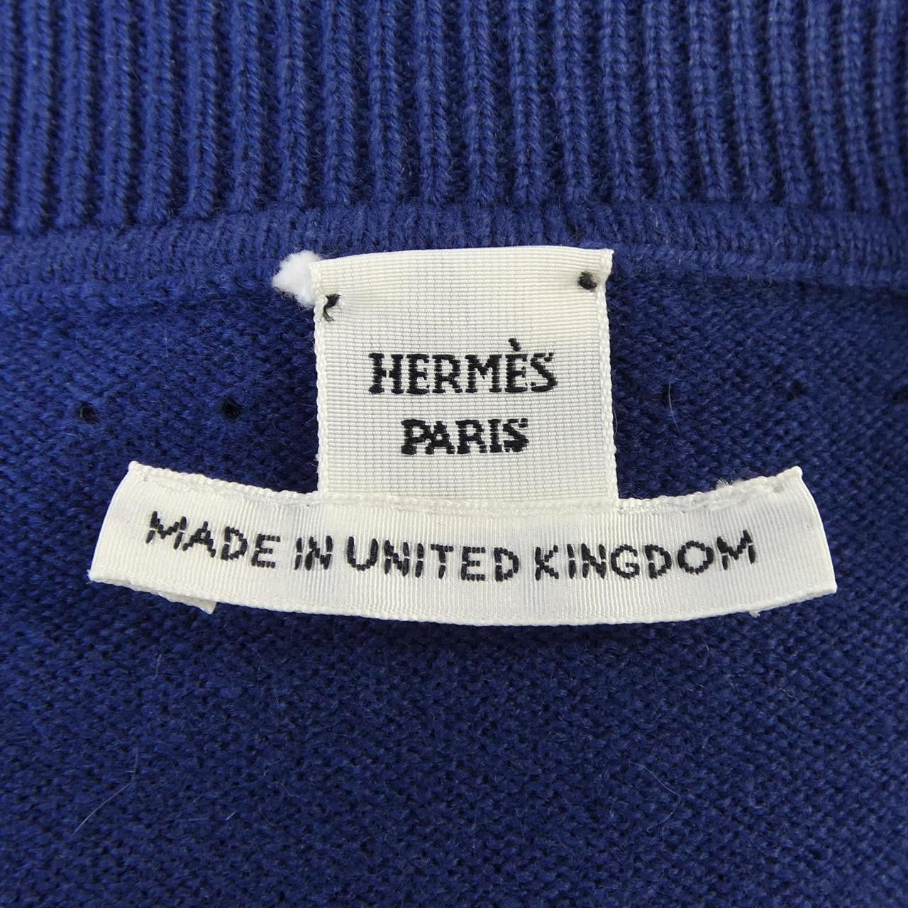 Hermes Hermes Hermes H Lift Cashmere Knitwear Textile Tops DUTY FREE for USA Size ONE SIZE - 4 Thumbnail
