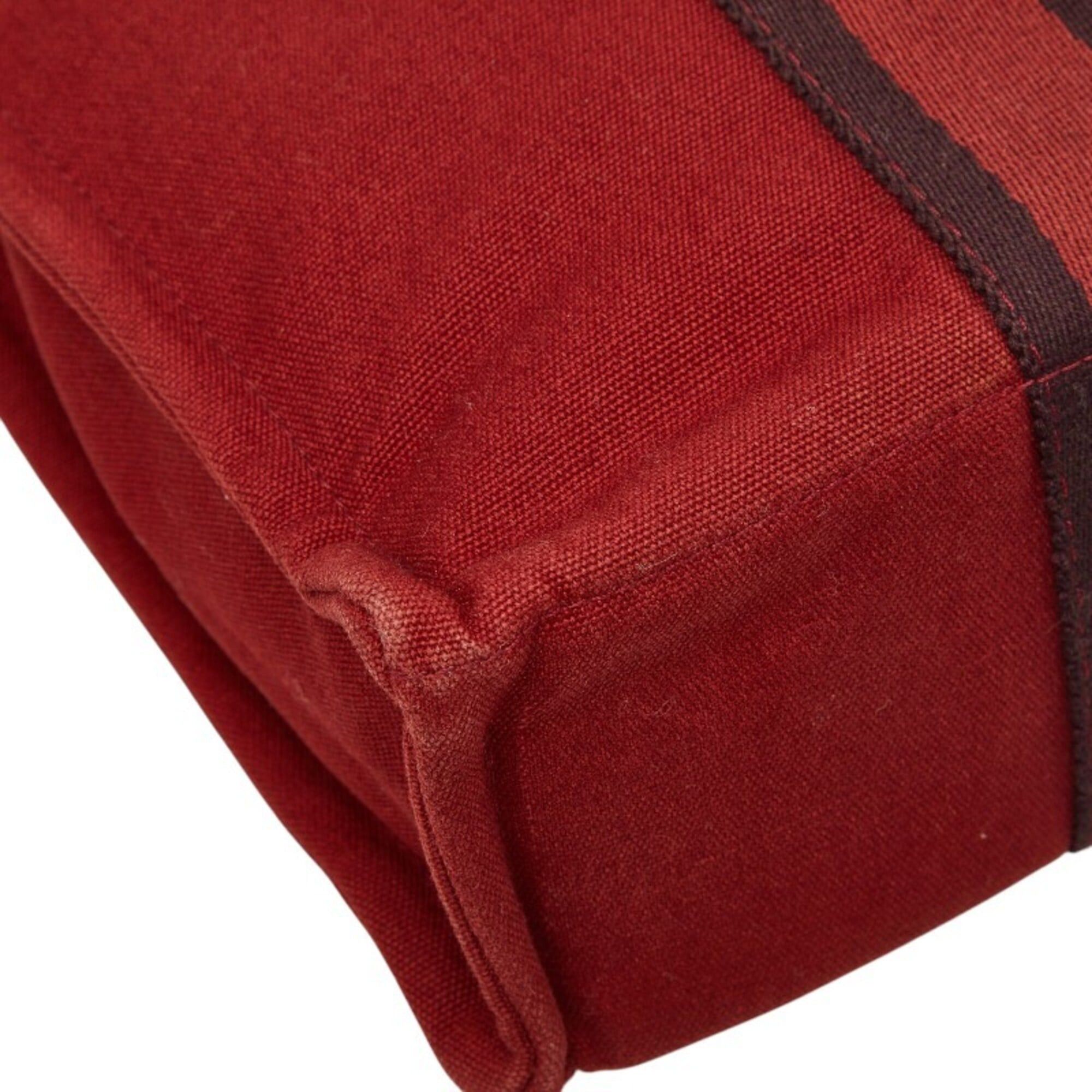 Hermes Hermes Fourre-Tout Tote PM Handbag, Red Canvas, Women's HERMES Size ONE SIZE - 5 Thumbnail