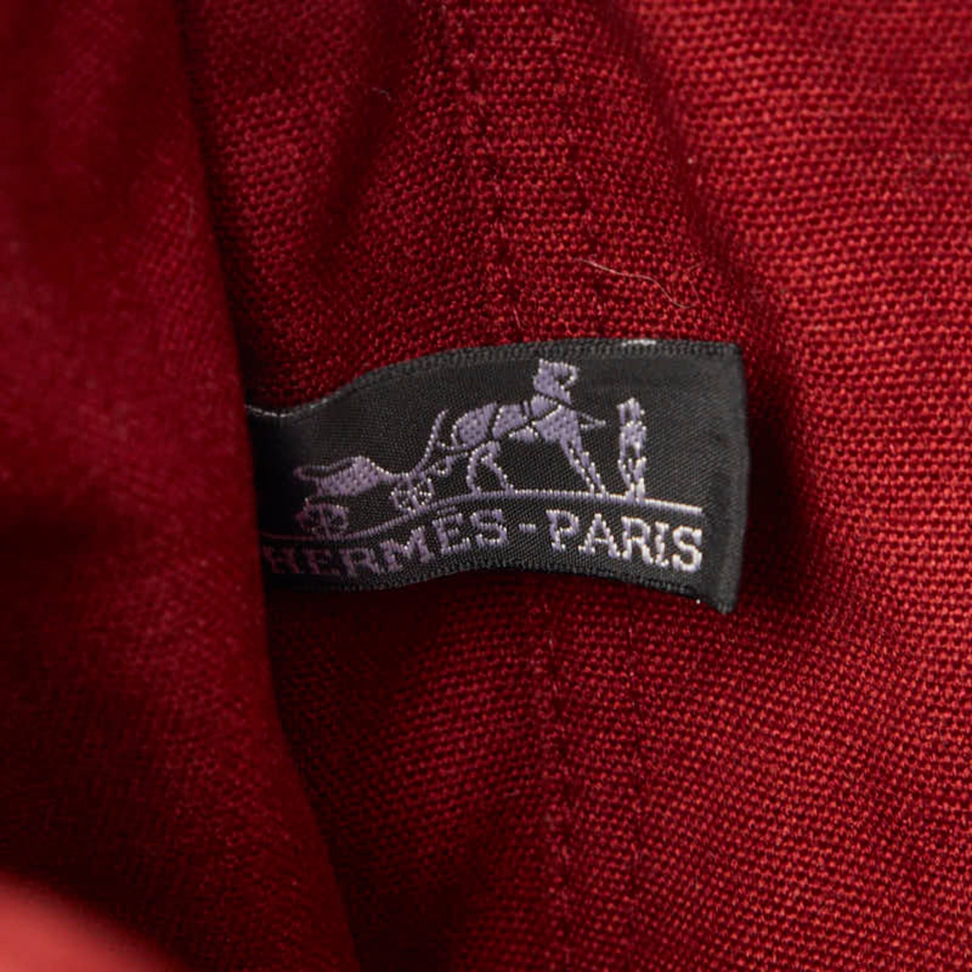 Hermes Hermes Fourre-Tout Tote PM Handbag, Red Canvas, Women's HERMES Size ONE SIZE - 9 Thumbnail