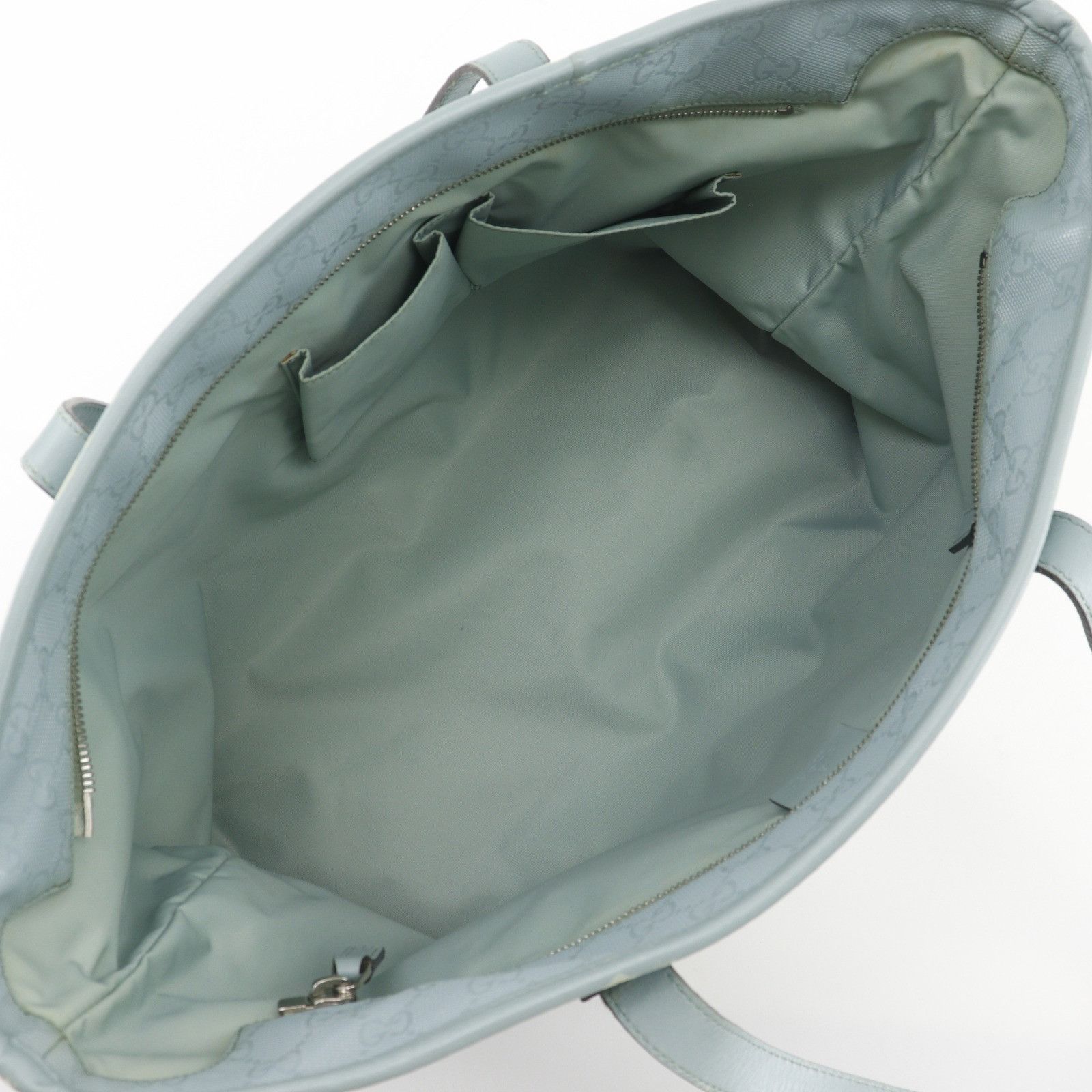 Gucci Gucci Gucci GG Imprime PVC Tote Bag Plastic / Synthetic Tote Bag 211137 DUTY FREE for USA Size ONE SIZE - 6 Thumbnail