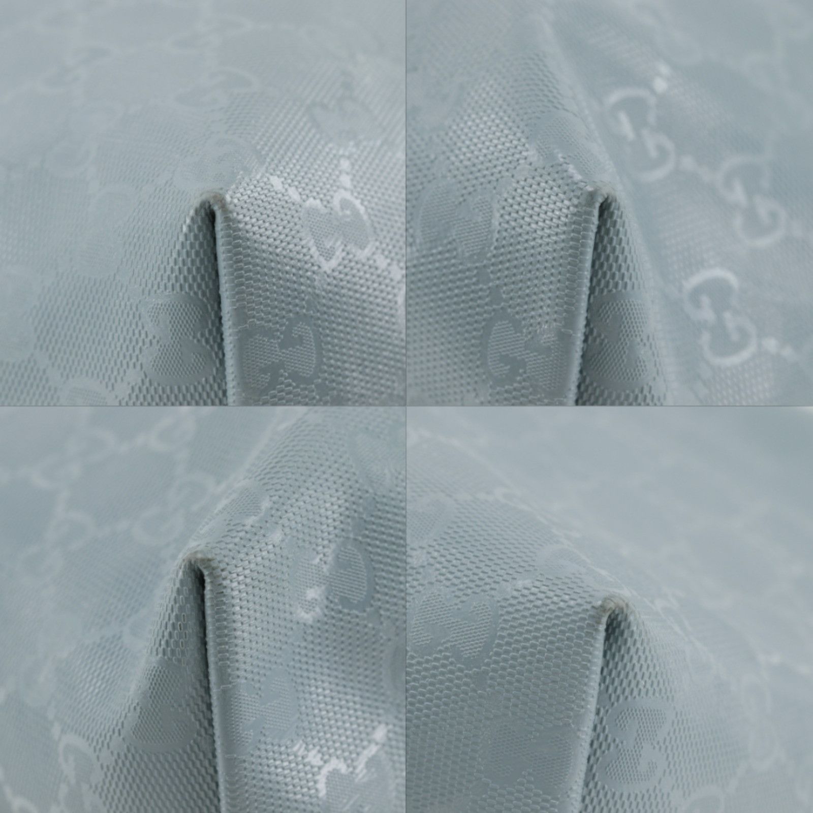 Gucci Gucci Gucci GG Imprime PVC Tote Bag Plastic / Synthetic Tote Bag 211137 DUTY FREE for USA Size ONE SIZE - 4 Thumbnail