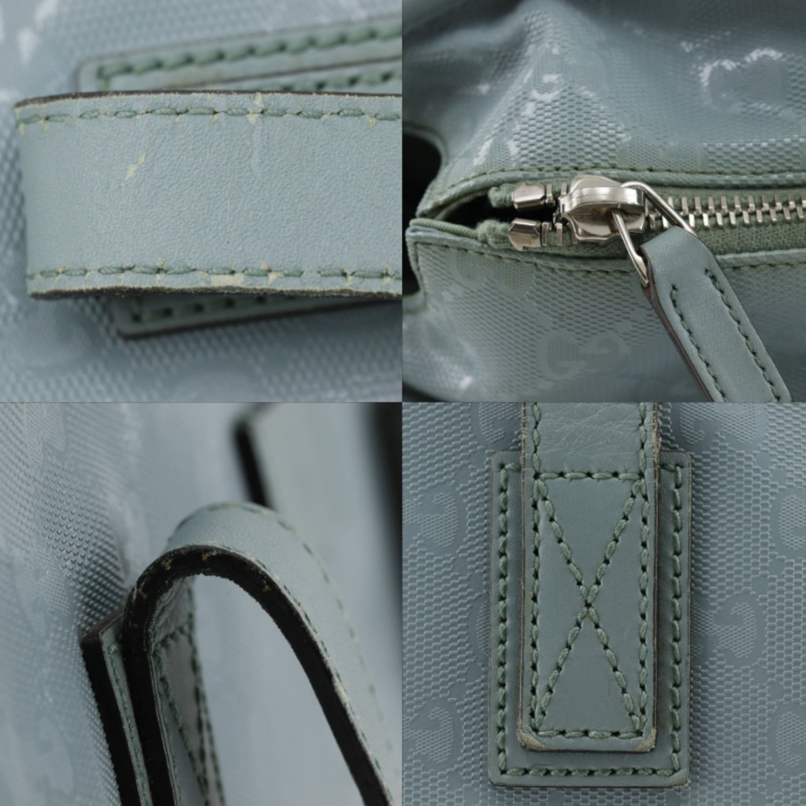 Gucci Gucci Gucci GG Imprime PVC Tote Bag Plastic / Synthetic Tote Bag 211137 DUTY FREE for USA Size ONE SIZE - 18 Thumbnail