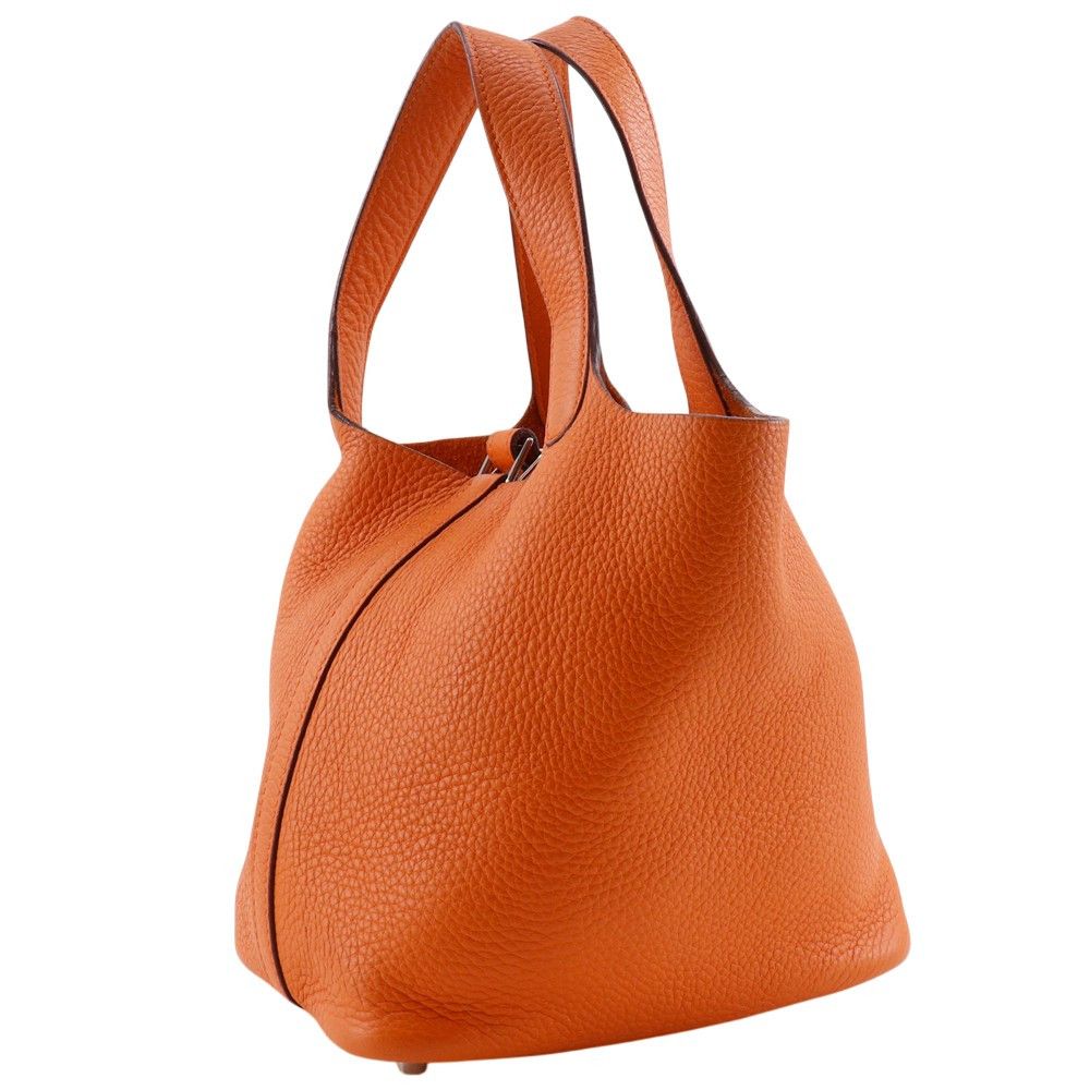 Hermes Hermes Hermes Picotin PM Taurillon Clemence Handbag Leather Handbag H DUTY FREE for USA Size ONE SIZE - 3 Thumbnail