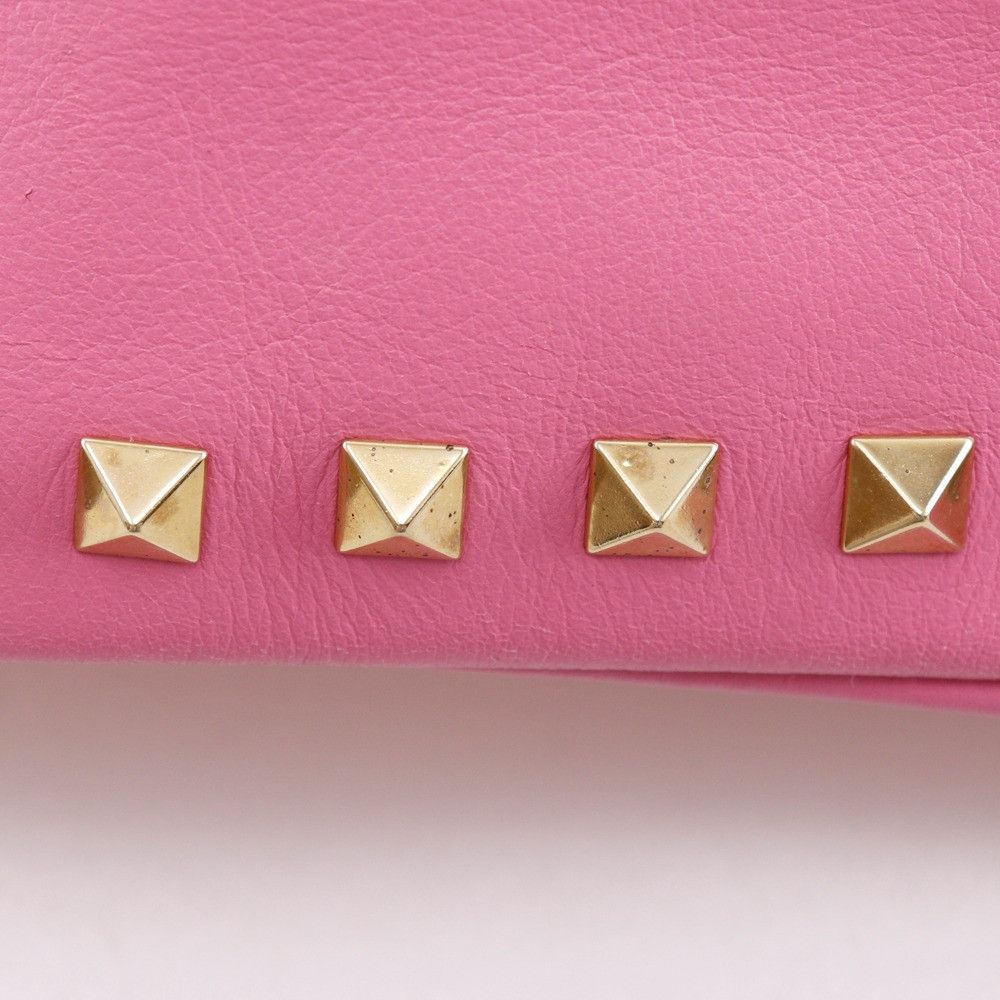 Valentino Valentino Valentino Garavani Rockstud Leather Clutch Bag Leather Clutch Bag DUTY FREE for USA Size ONE SIZE - 11 Thumbnail