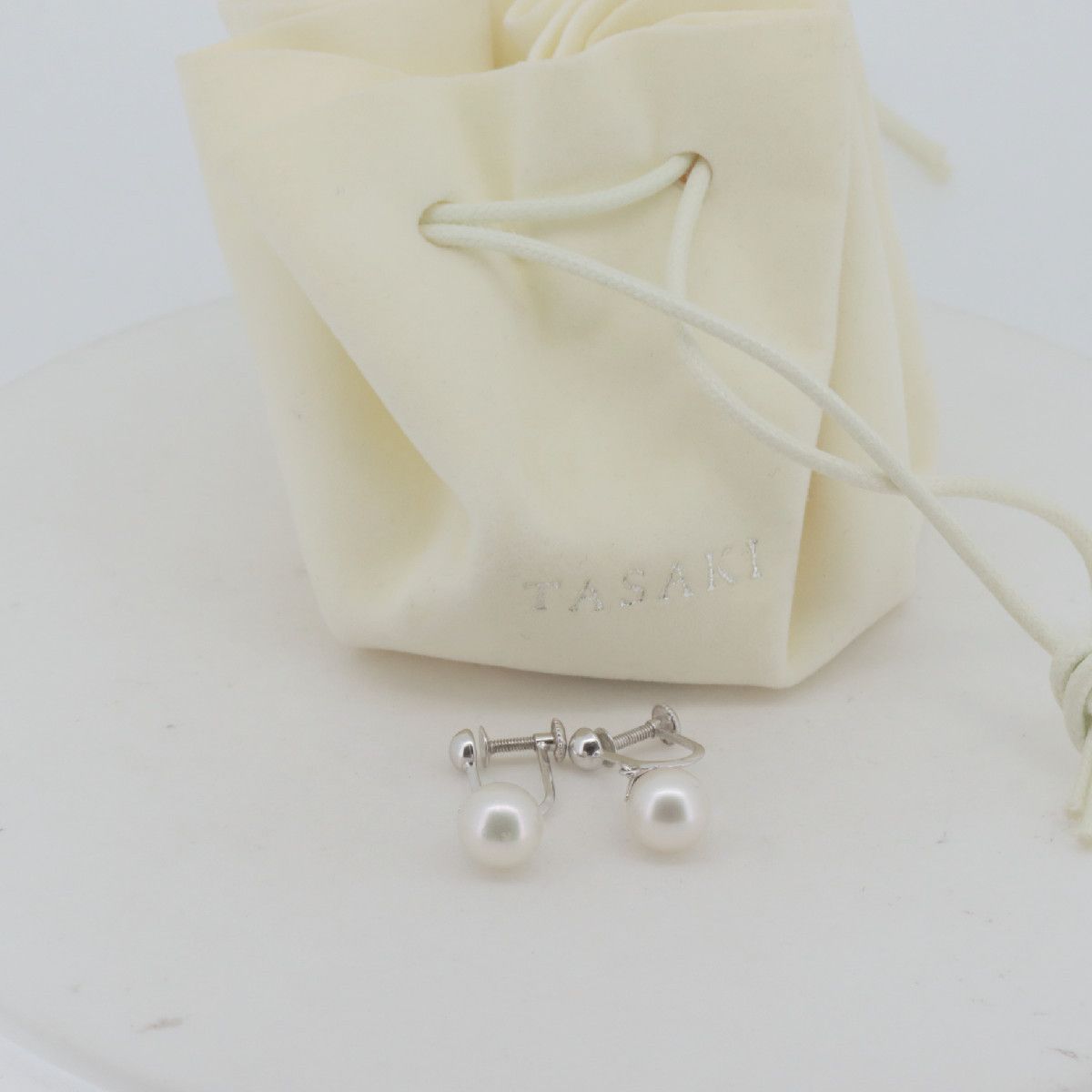 Other Tasaki TASAKI Au750 Pearl Earrings Precious Metal Earrings DUTY FREE for USA Size ONE SIZE - 5 Thumbnail