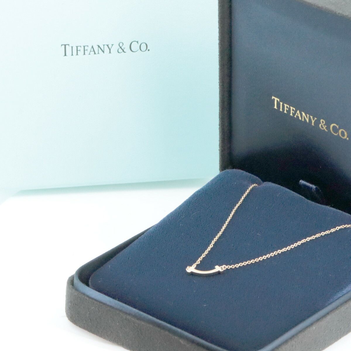 Tiffany & Co. Tiffany & Co. Tiffany T Smile Au750 Necklace Precious Metal Necklace DUTY FREE for USA Size ONE SIZE - 6 Thumbnail