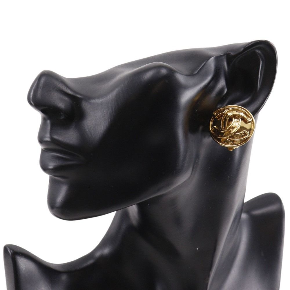 Chanel Chanel Chanel Coco Mark Vintage Earrings Metal Earrings DUTY FREE for USA Size ONE SIZE - 2 Thumbnail