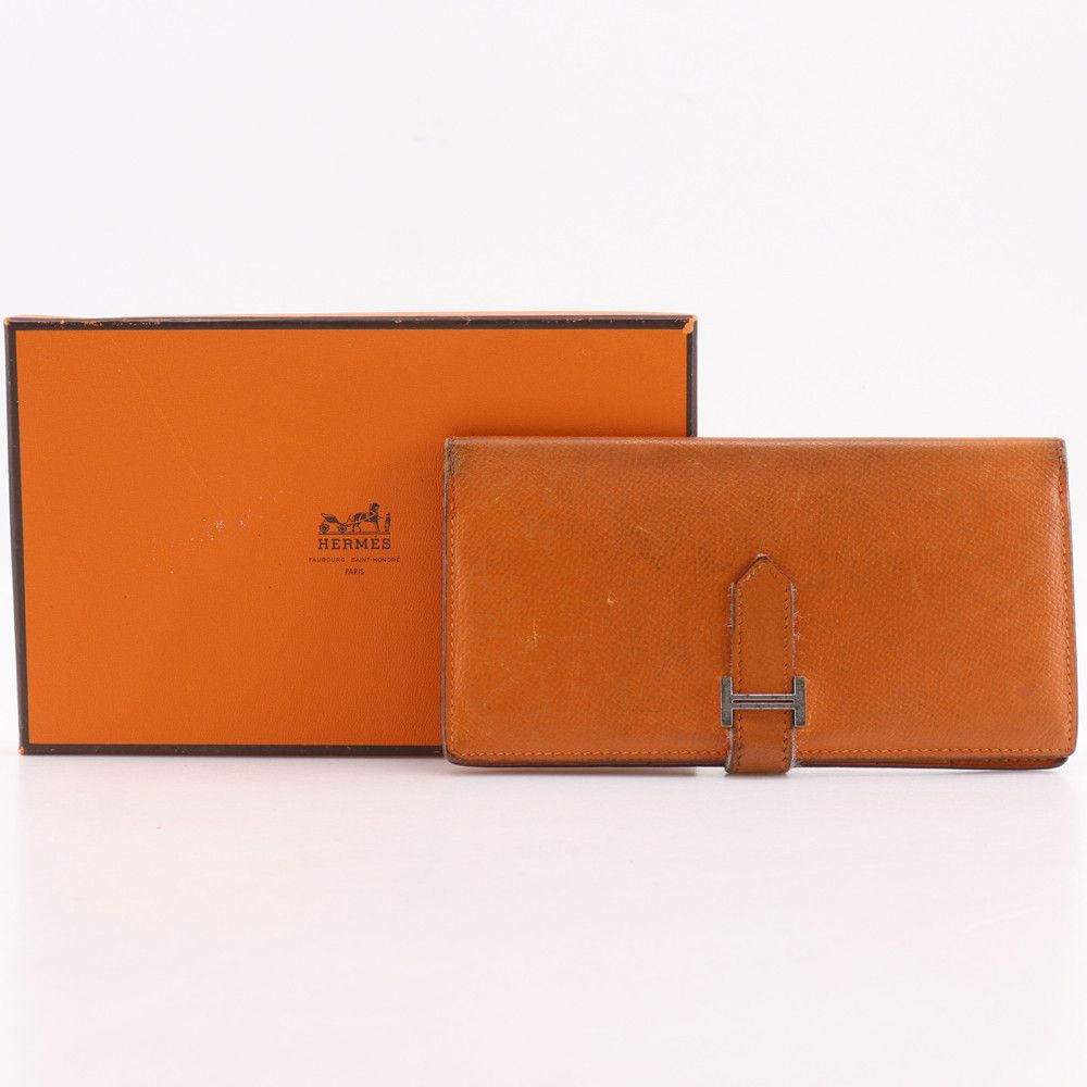 Hermes Hermes Hermes Bearn Classique Veau Epsom Long Wallet Leather Long Wallet I DUTY FREE for USA Size ONE SIZE - 20 Thumbnail