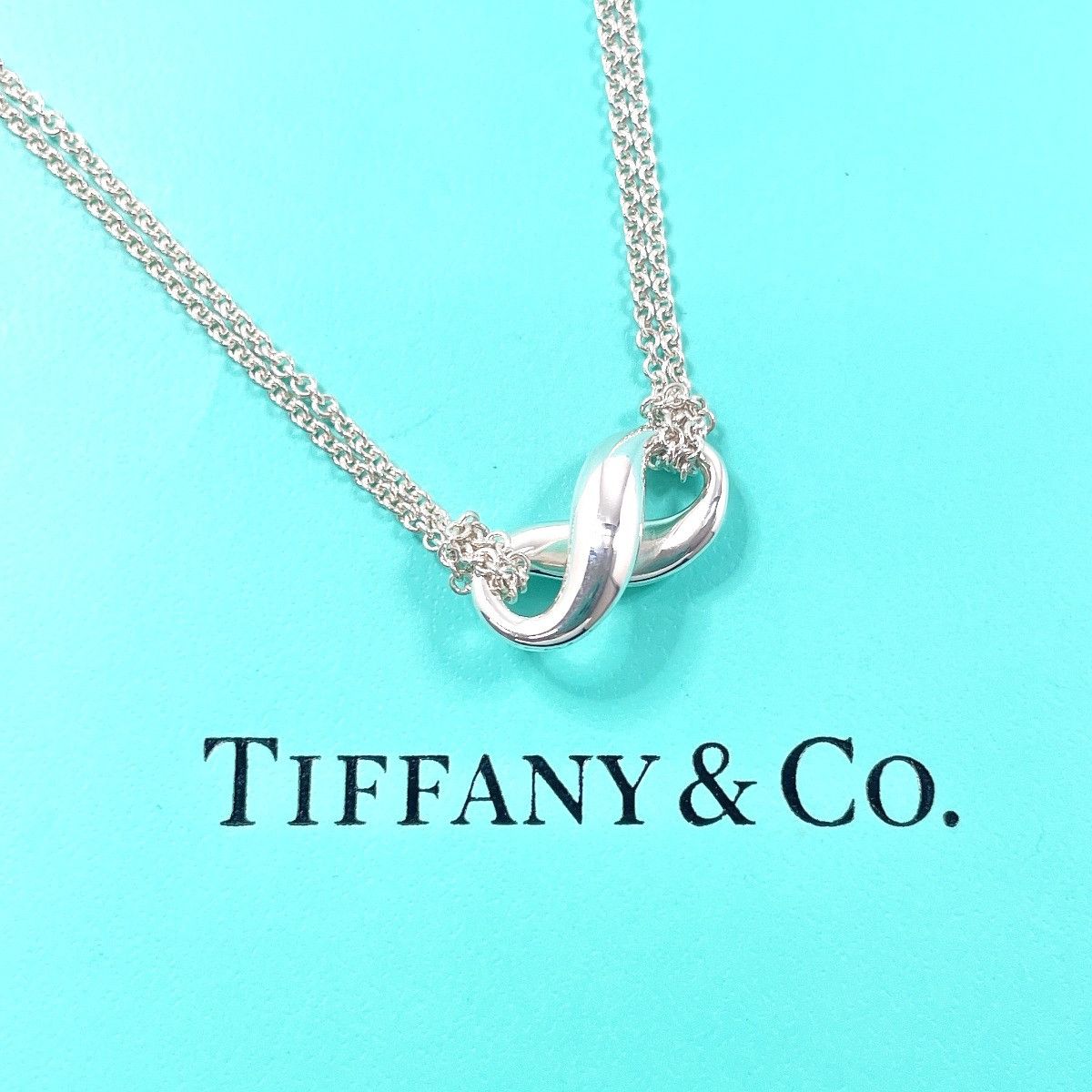 Tiffany & Co. Tiffany & Co. Tiffany & Co. Infinity Silver Necklace Precious Metal Necklace DUTY FREE for USA Size ONE SIZE - 2 Thumbnail