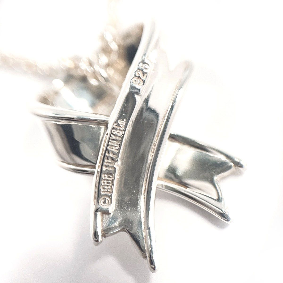 Tiffany & Co. Tiffany & Co. Tiffany & Co. Ribbon Silver Necklace Precious Metal Necklace DUTY FREE for USA Size ONE SIZE - 5 Thumbnail