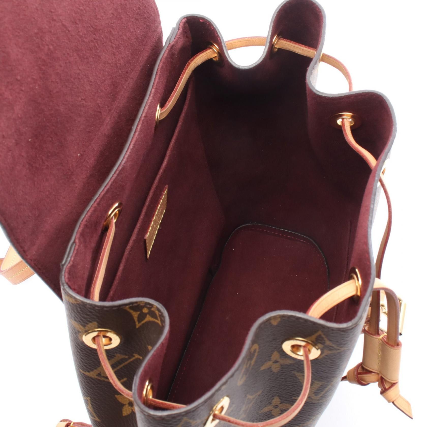 Louis Vuitton Louis Vuitton Louis Vuitton Montsouris NM PM Monogram backpack Textile Backpack M45501 DUTY FREE for USA Size ONE SIZE - 3 Thumbnail