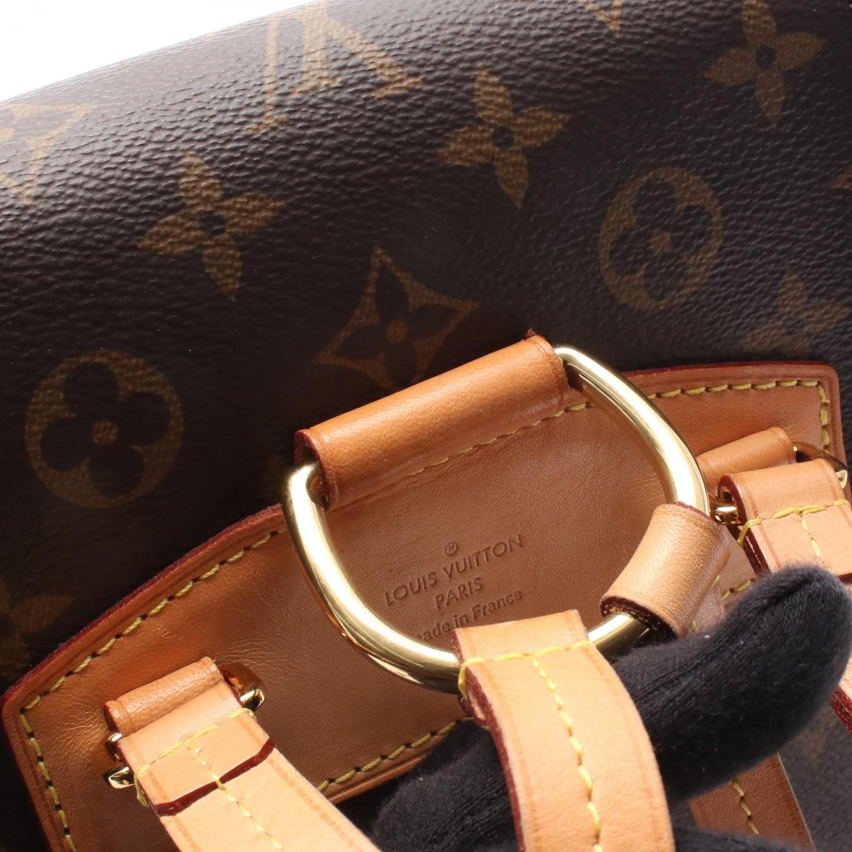 Louis Vuitton Louis Vuitton Louis Vuitton Montsouris NM PM Monogram backpack Textile Backpack M45501 DUTY FREE for USA Size ONE SIZE - 6 Thumbnail