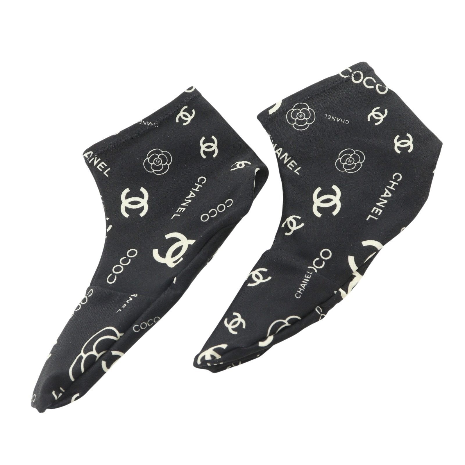 Chanel Chanel Chanel Camellia Nylon Socks Textile Other G35927 DUTY FREE for USA Size ONE SIZE - 2 Thumbnail