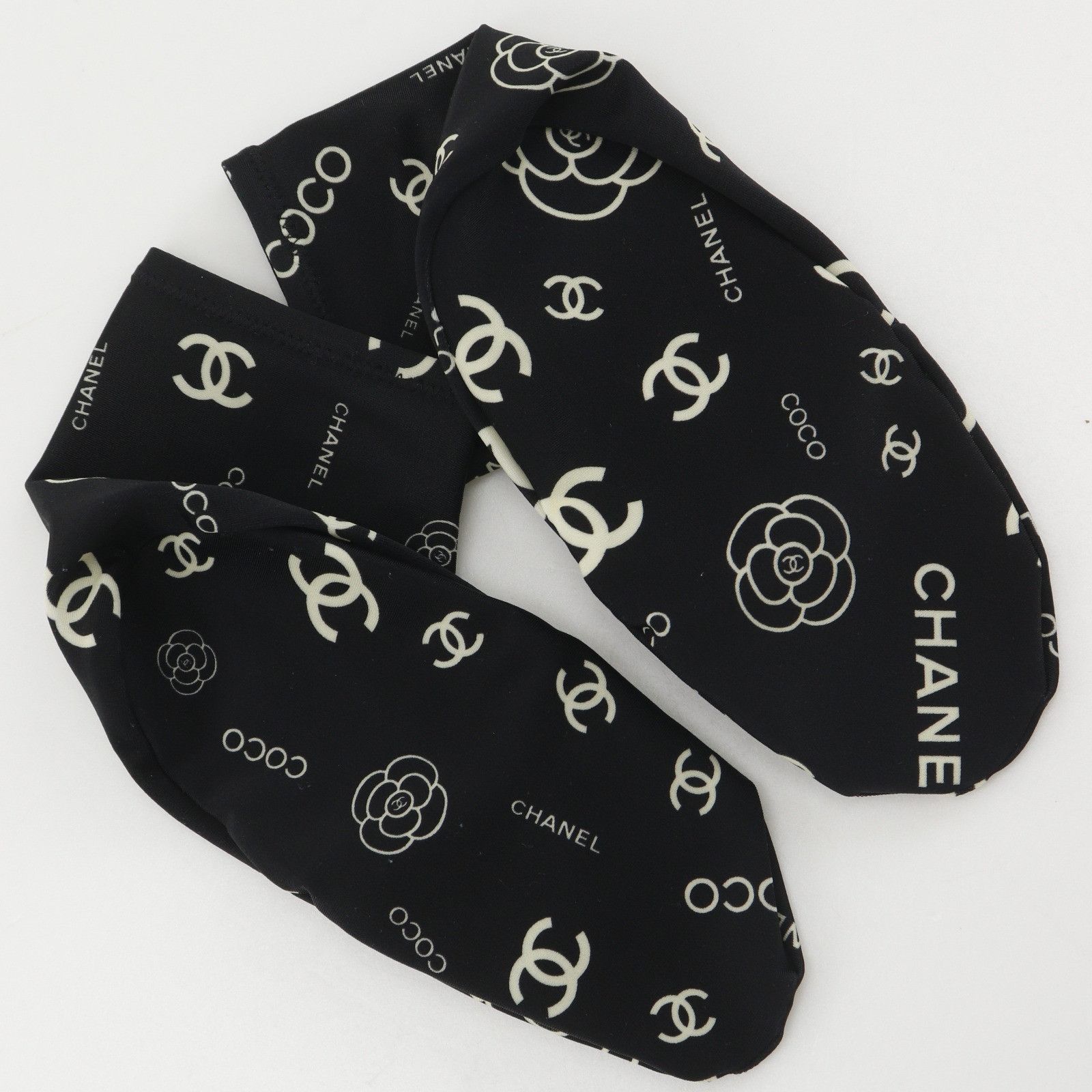 Chanel Chanel Chanel Camellia Nylon Socks Textile Other G35927 DUTY FREE for USA Size ONE SIZE - 3 Thumbnail