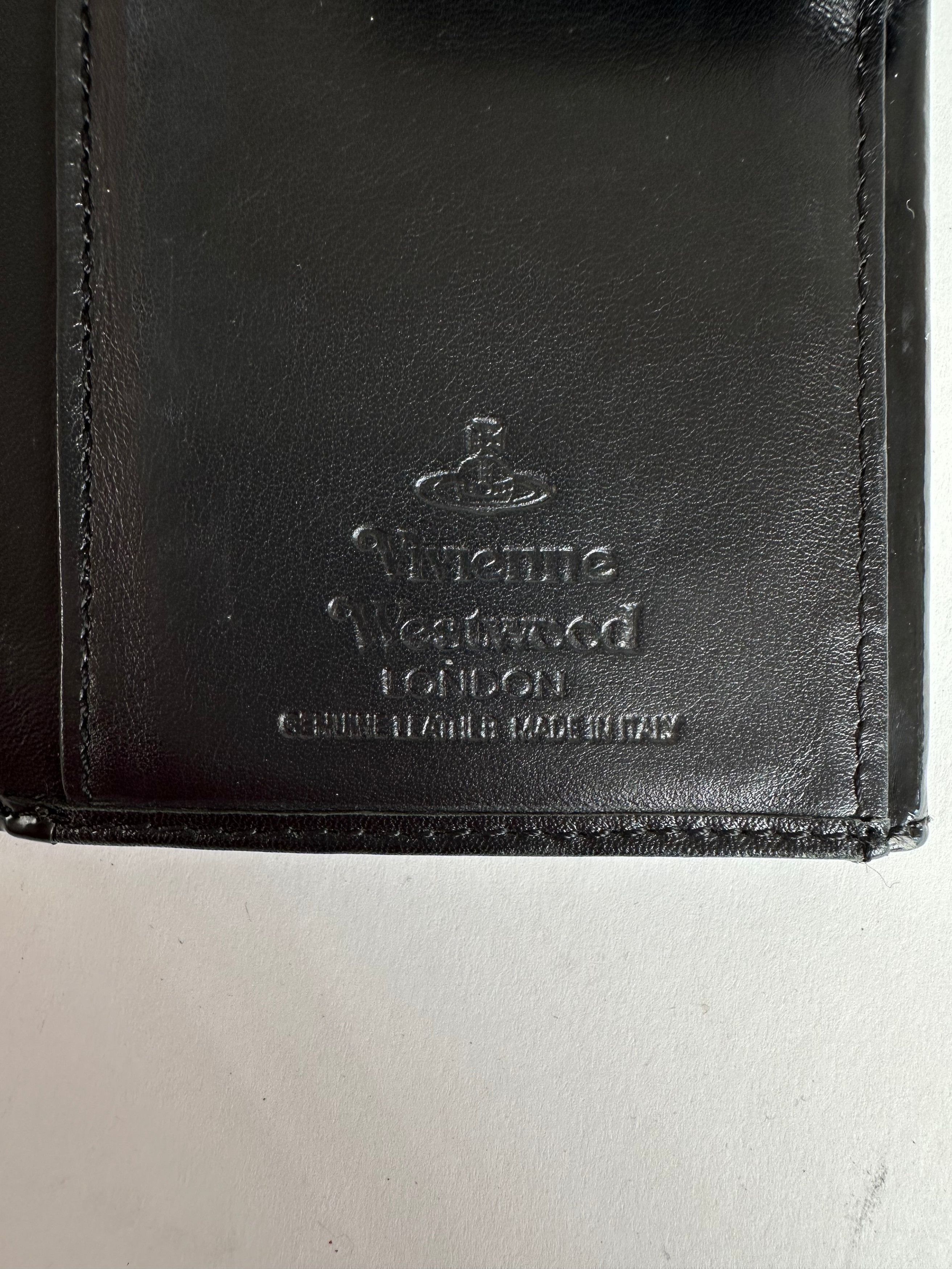 Vivienne Westwood Vintage Long Wallet Patent Leather Black Size ONE SIZE - 6 Thumbnail