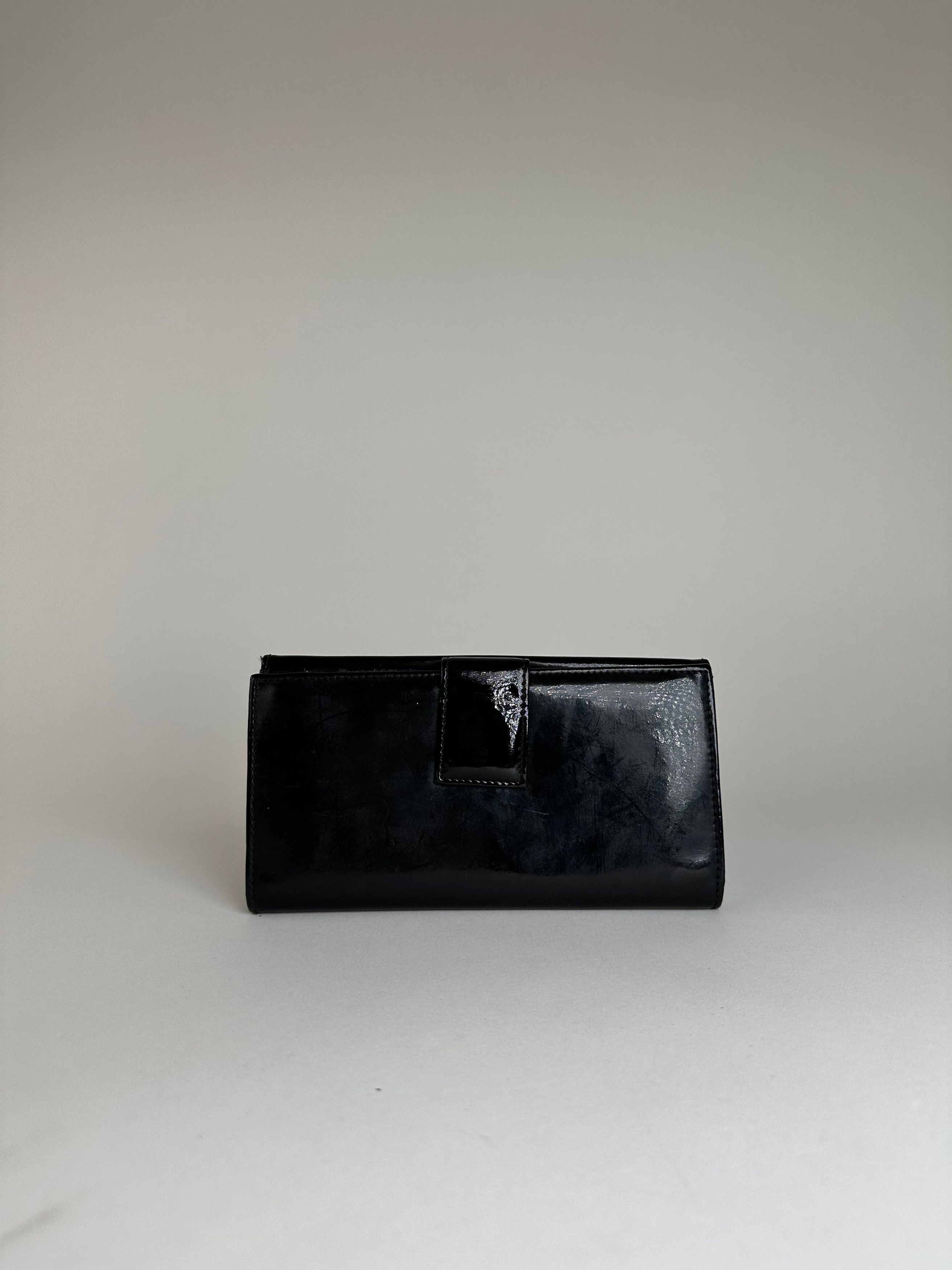 Vivienne Westwood Vintage Long Wallet Patent Leather Black Size ONE SIZE - 11 Thumbnail