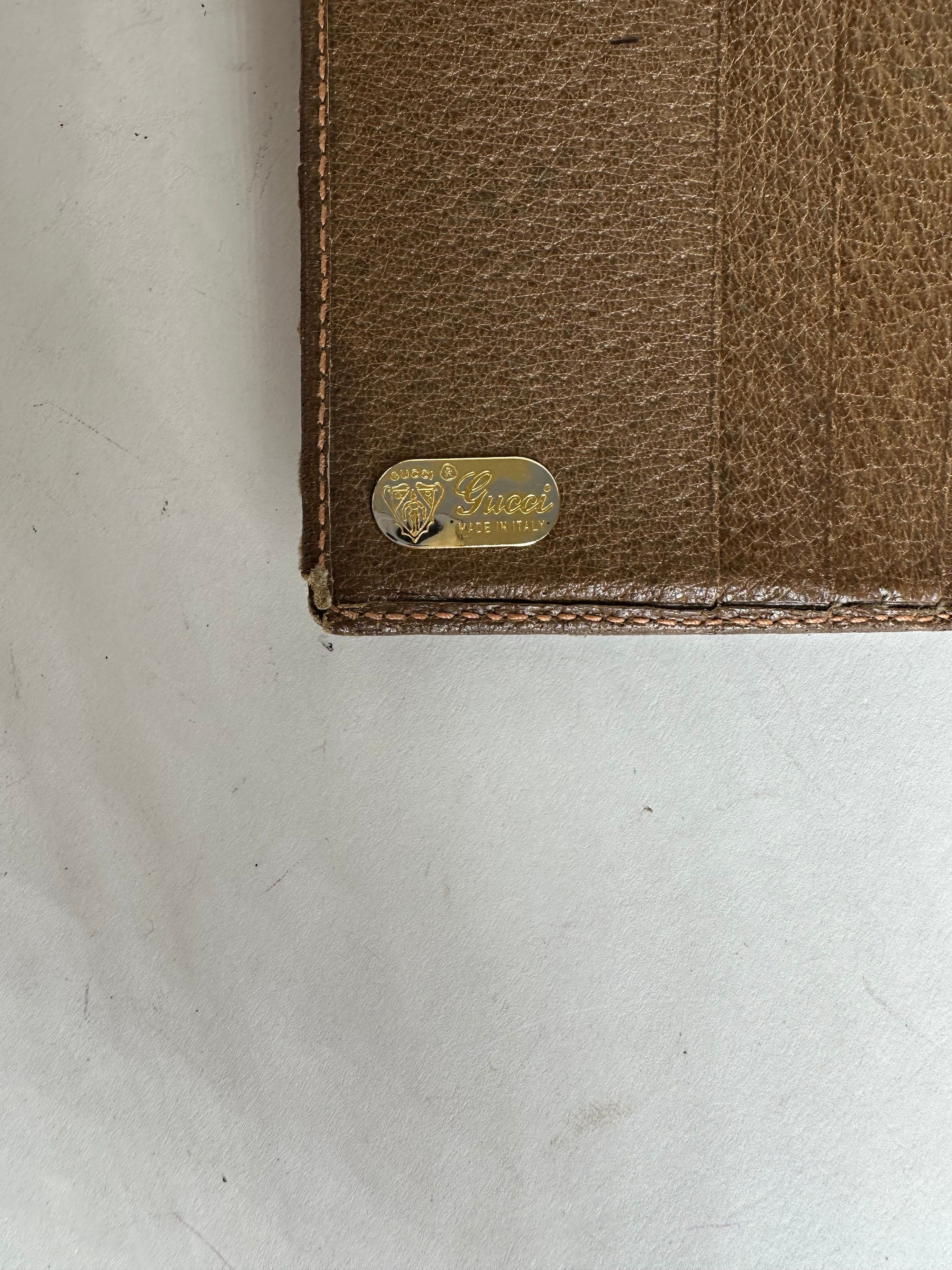 Gucci Vintage GG Supreme Long Wallet Beige Size ONE SIZE - 4 Thumbnail