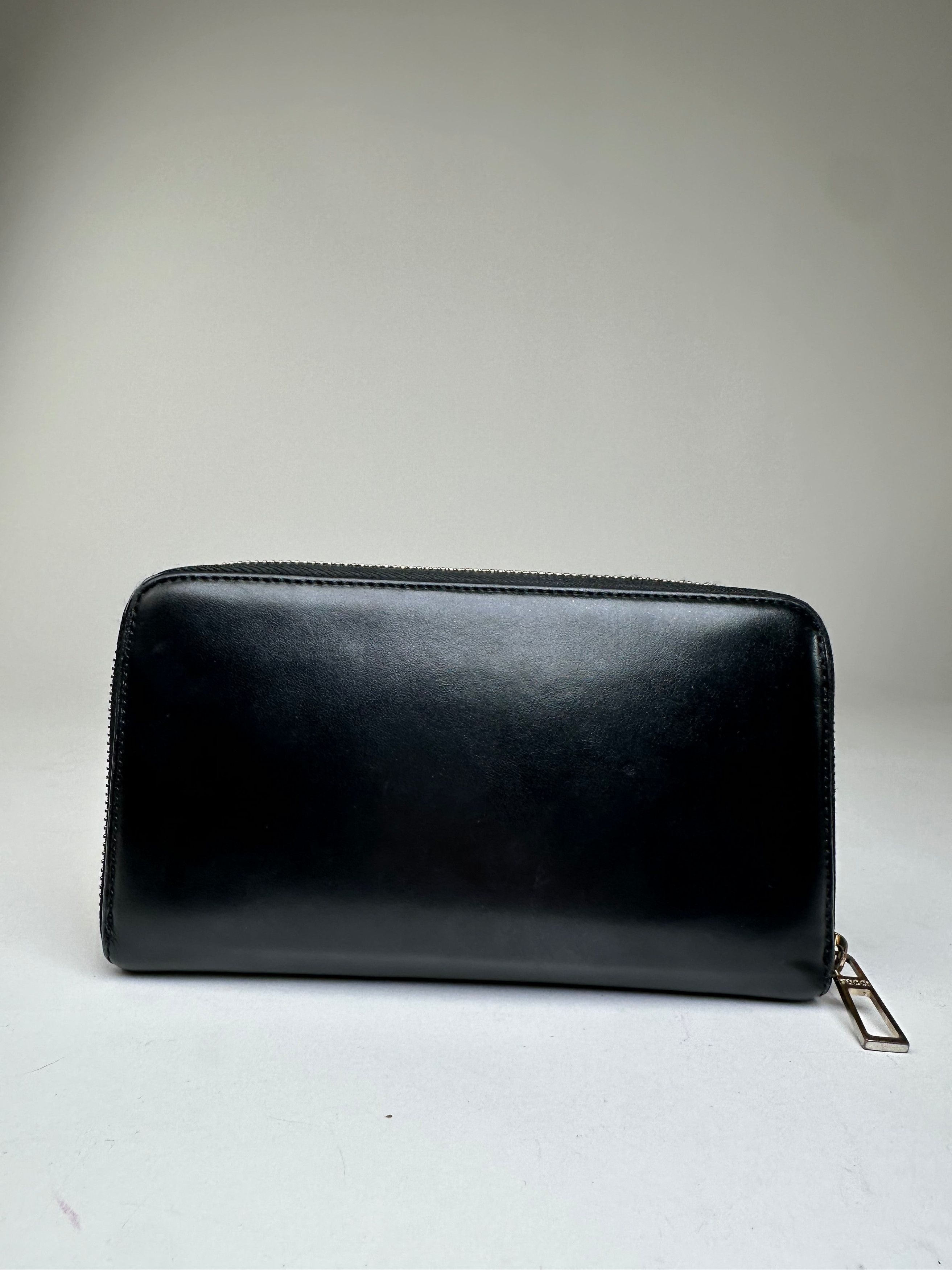Emilio Pucci Vintage Black Leather Zip-Around Wallet Size ONE SIZE - 2 Thumbnail