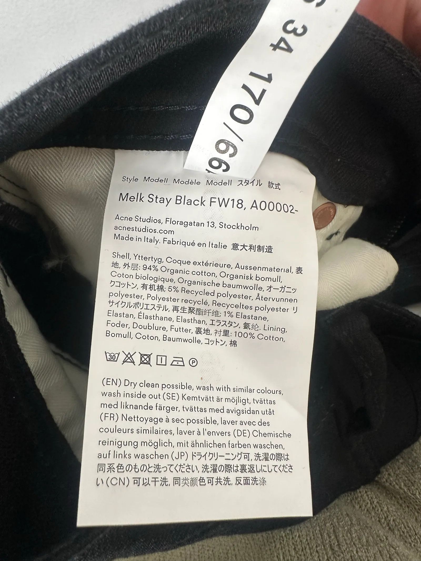 Acne Studios Acne Studios Melk Stay Black 1 Jeans Size 26" / US 2 / IT 38 - 4 Thumbnail