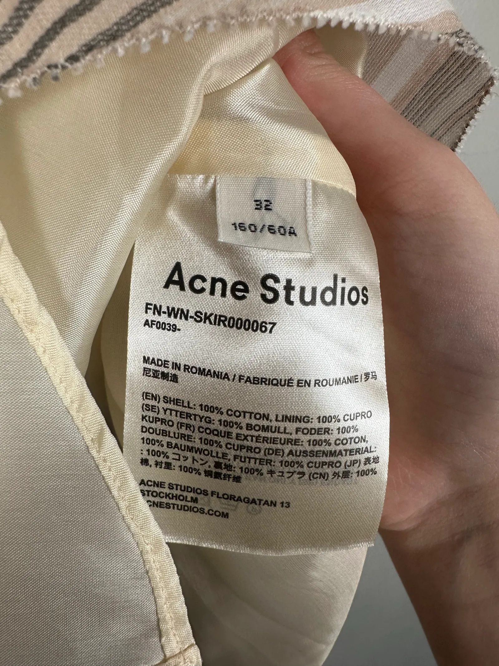 Acne Studios Acne Studios FN – WN – Skir000067 Skirt Size 24" / US 00 / IT 34 - 4 Thumbnail