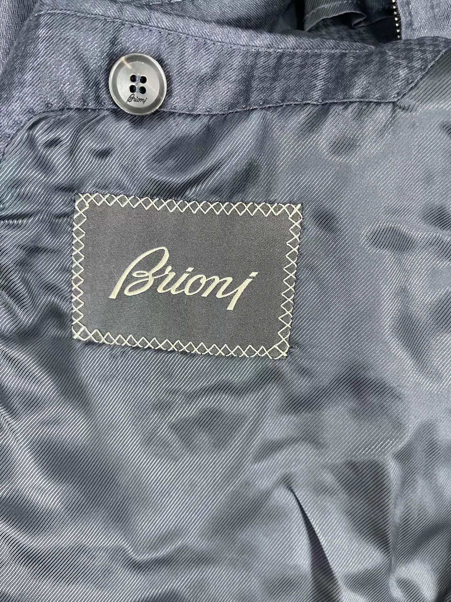 Brioni Brioni Textured Zip Jacket Black Size M Size US M / EU 48-50 / 2 - 8 Thumbnail