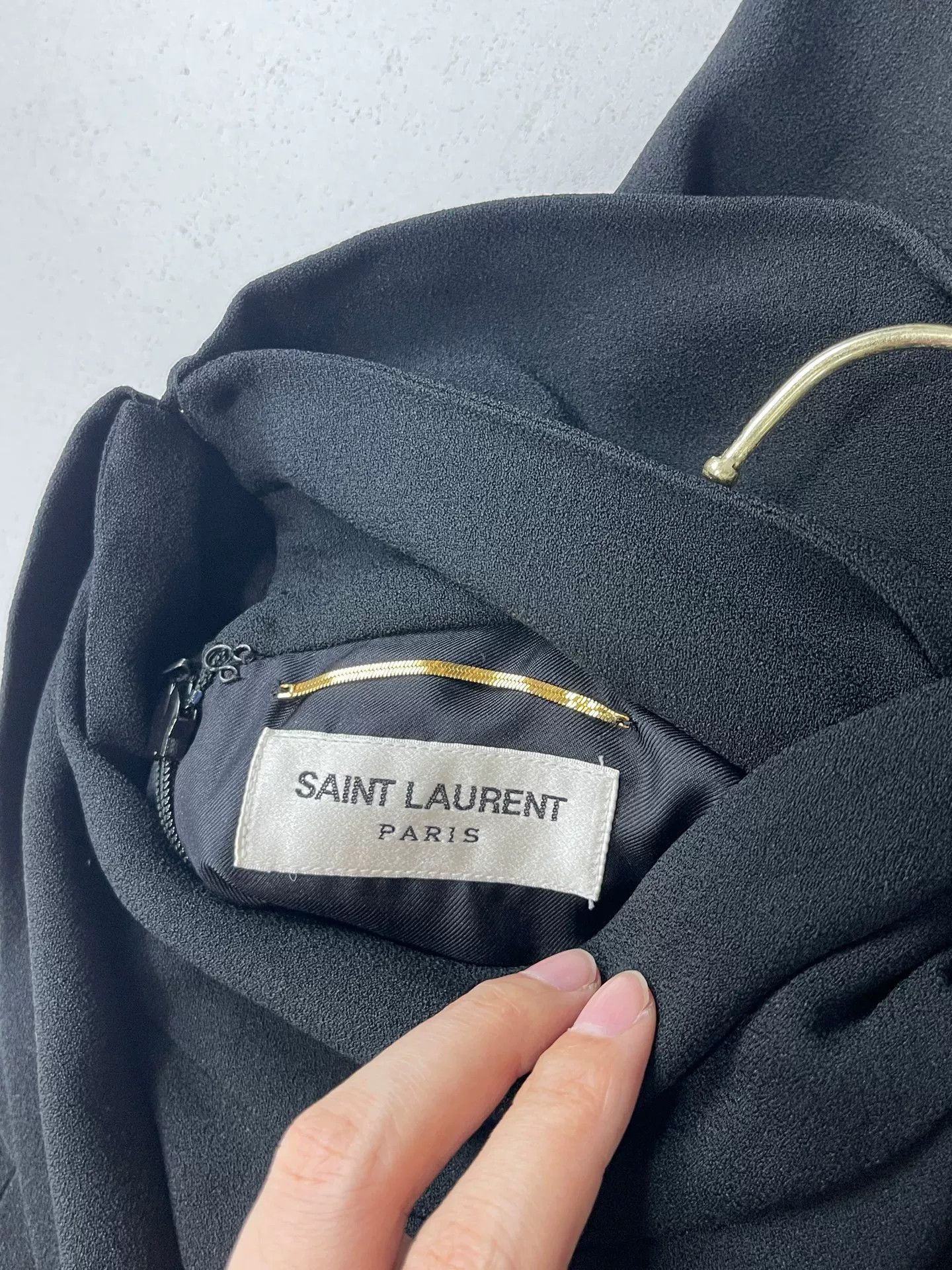 Saint Laurent Paris Saint Laurent Bow Tie Mini Dress Size 36 Size XS / US 0-2 / IT 36-38 - 8 Thumbnail