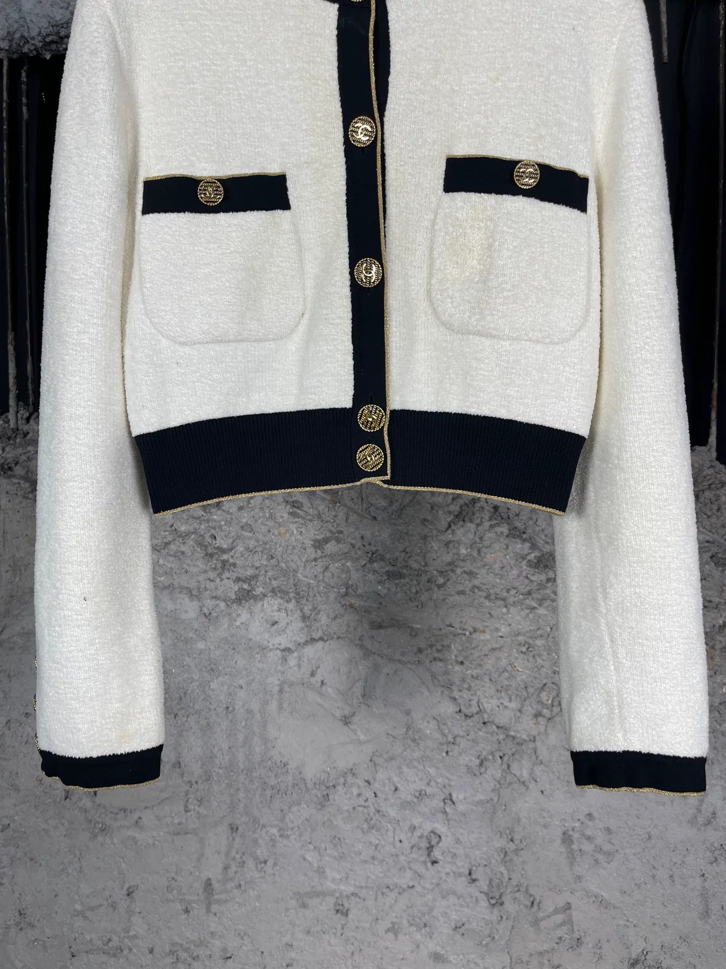 Chanel Chanel CC Logo Knit Cardigan Size 34 Size XS / US 0-2 / IT 36-38 - 5 Thumbnail