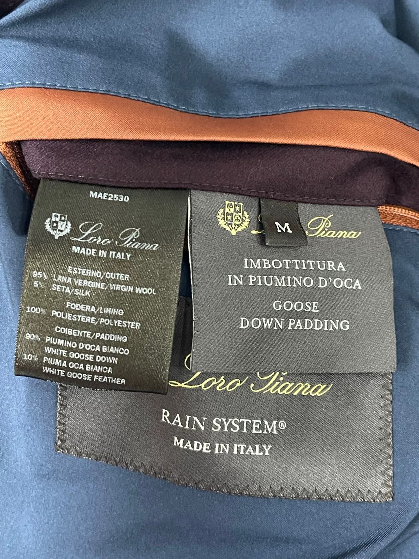 Loro Piana Loro Piana Wool Silk Down Jacket Size M Size US M / EU 48-50 / 2 - 8 Thumbnail