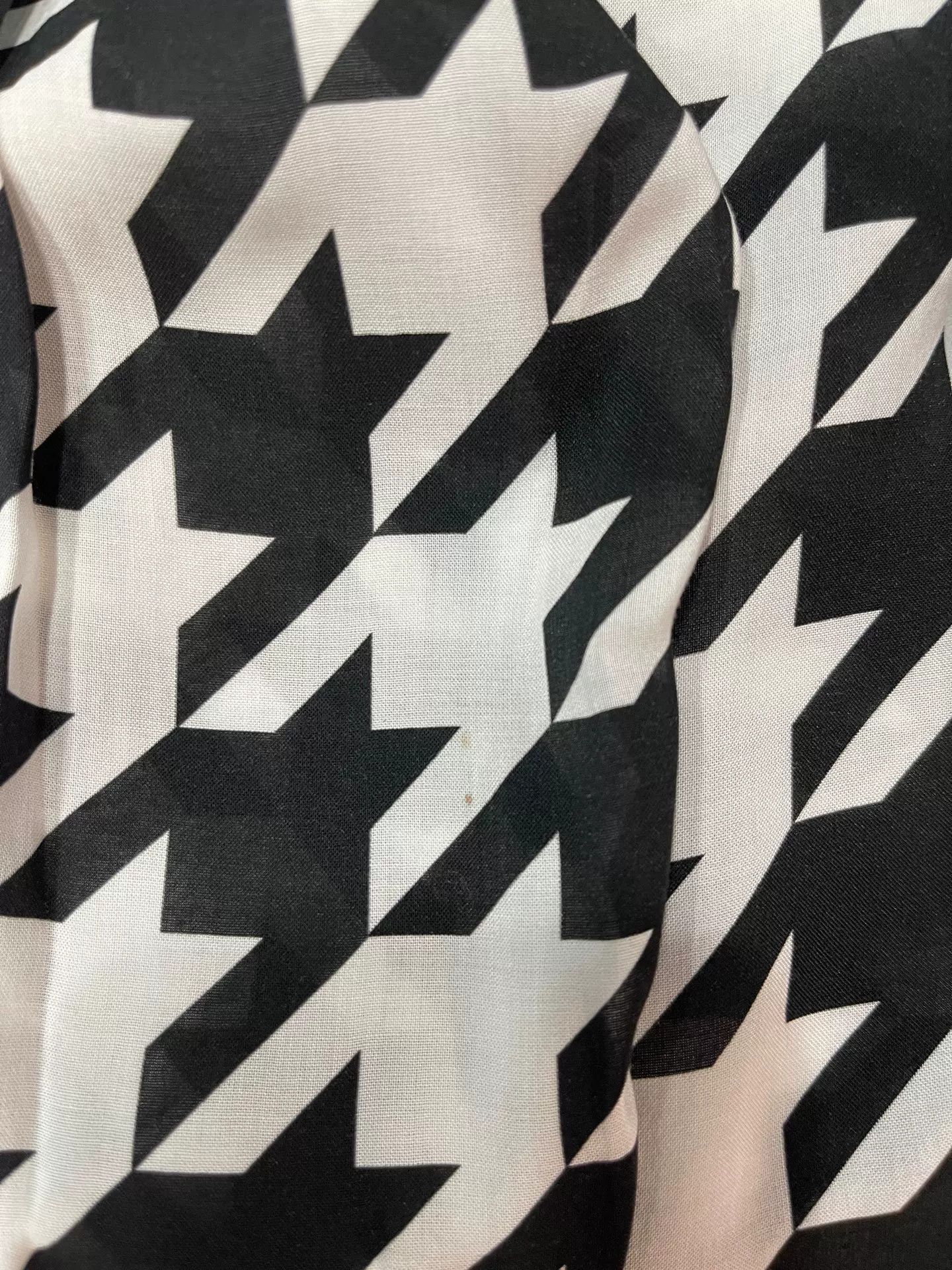 Balmain Balmain Houndstooth Button Up Shirt Size 36 Size XS / US 0-2 / IT 36-38 - 7 Thumbnail