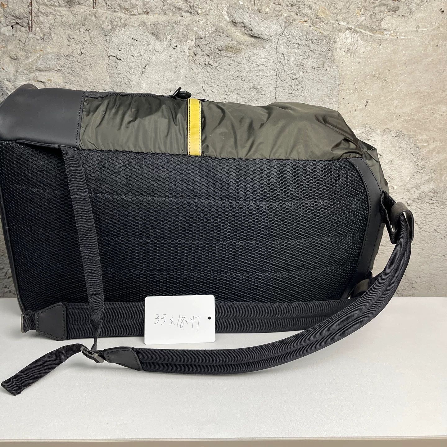 Berluti Berluti Olive Leather Trim Backpack ONE SIZE Size ONE SIZE - 10 Thumbnail