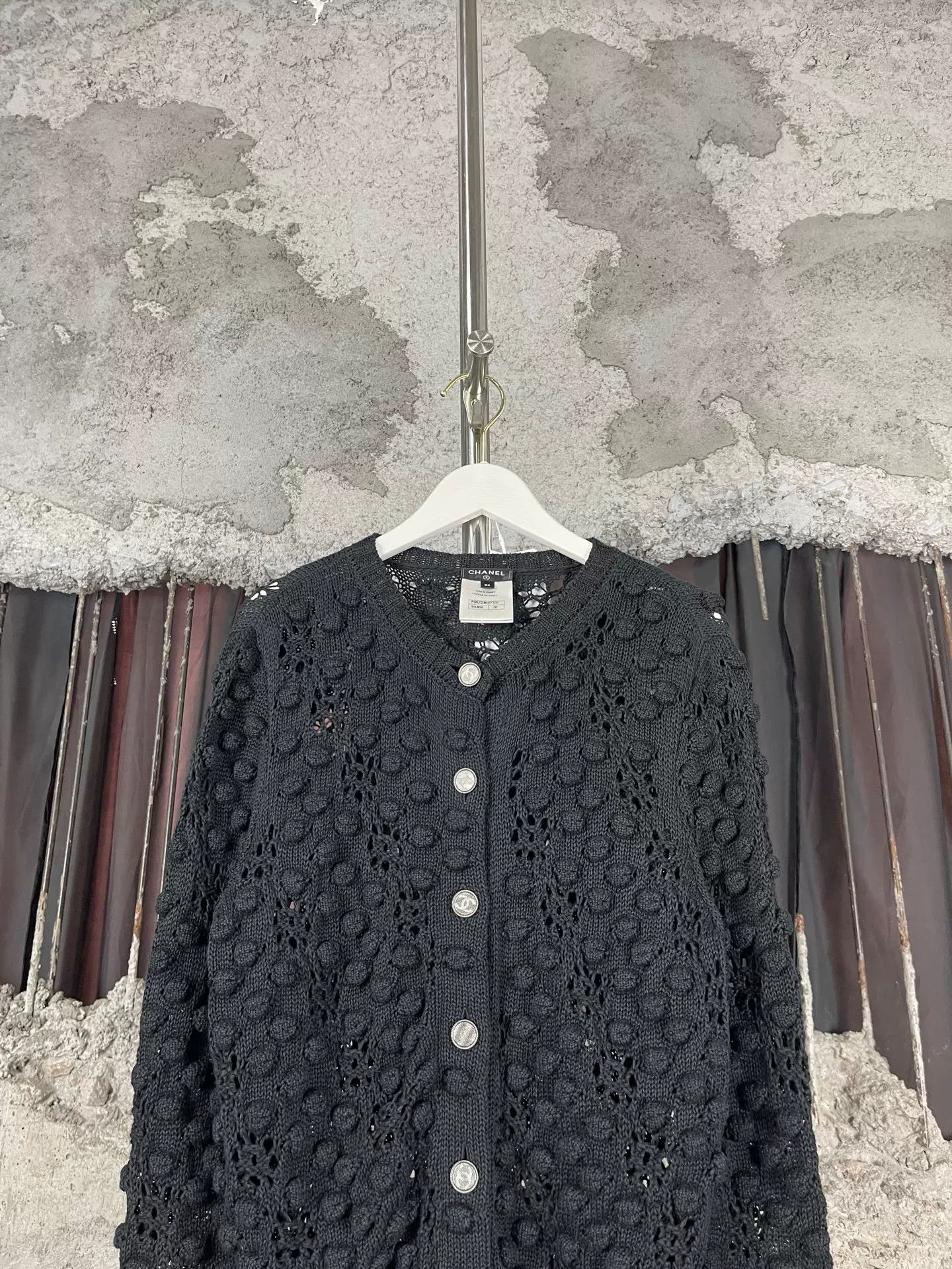 Chanel Chanel Textured Knit Cardigan Size 36 Size XS / US 0-2 / IT 36-38 - 4 Thumbnail