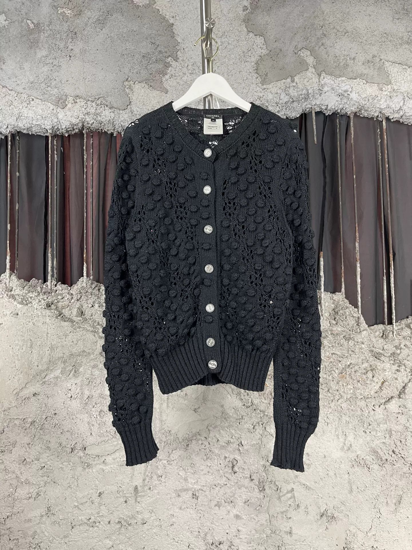 Chanel Chanel Textured Knit Cardigan Size 36 Size XS / US 0-2 / IT 36-38 - 2 Thumbnail