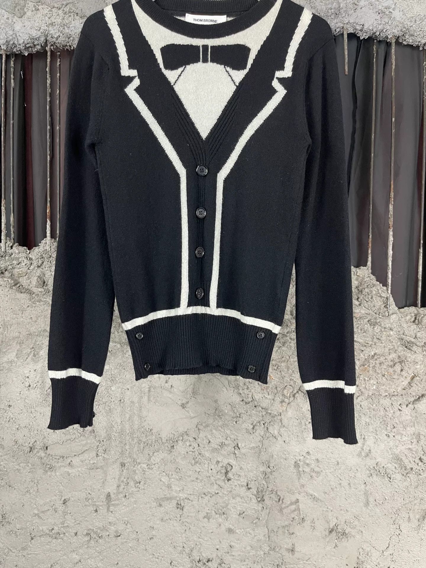 Thom Browne Thom Browne Cashmere Bow Cardigan Size 36 Size XS / US 0-2 / IT 36-38 - 5 Thumbnail