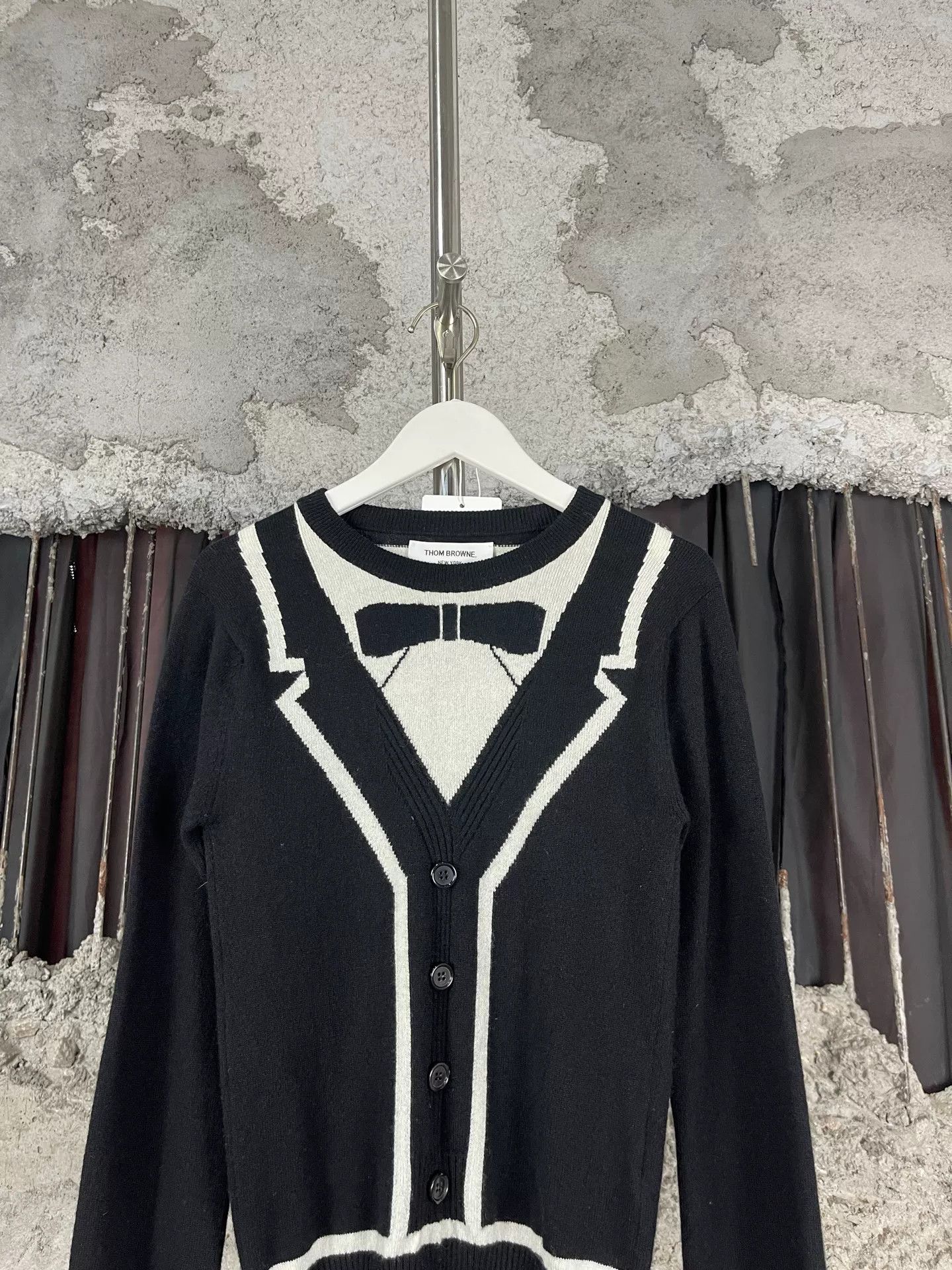 Thom Browne Thom Browne Cashmere Bow Cardigan Size 36 Size XS / US 0-2 / IT 36-38 - 4 Thumbnail