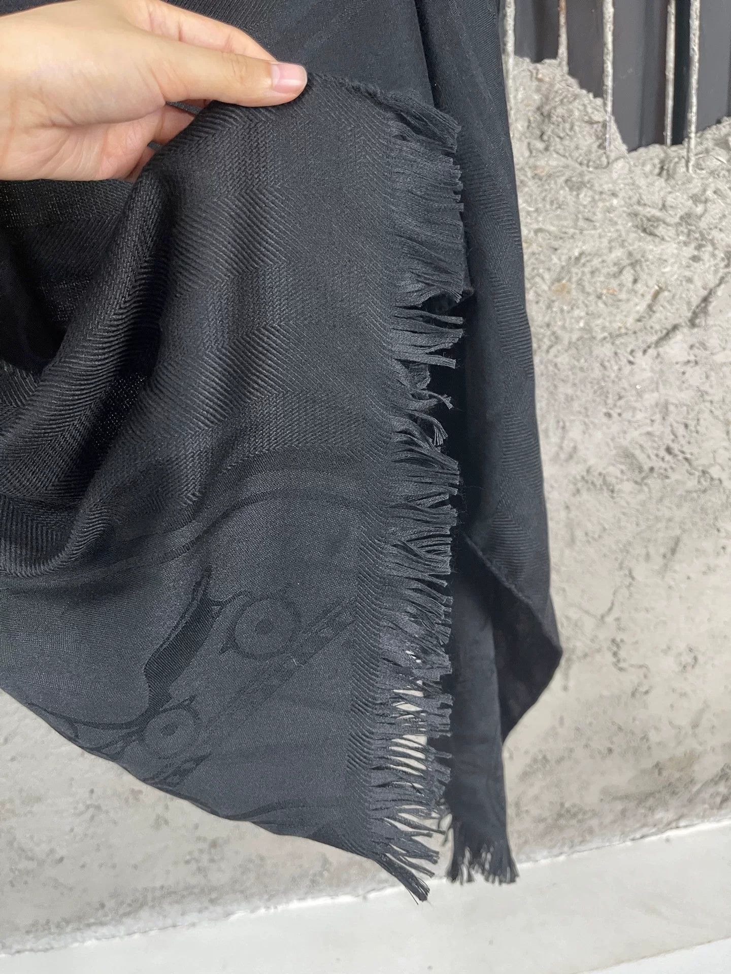 Hermes Hermès Tonal Logo Shawl Size ONE SIZE - 4 Thumbnail