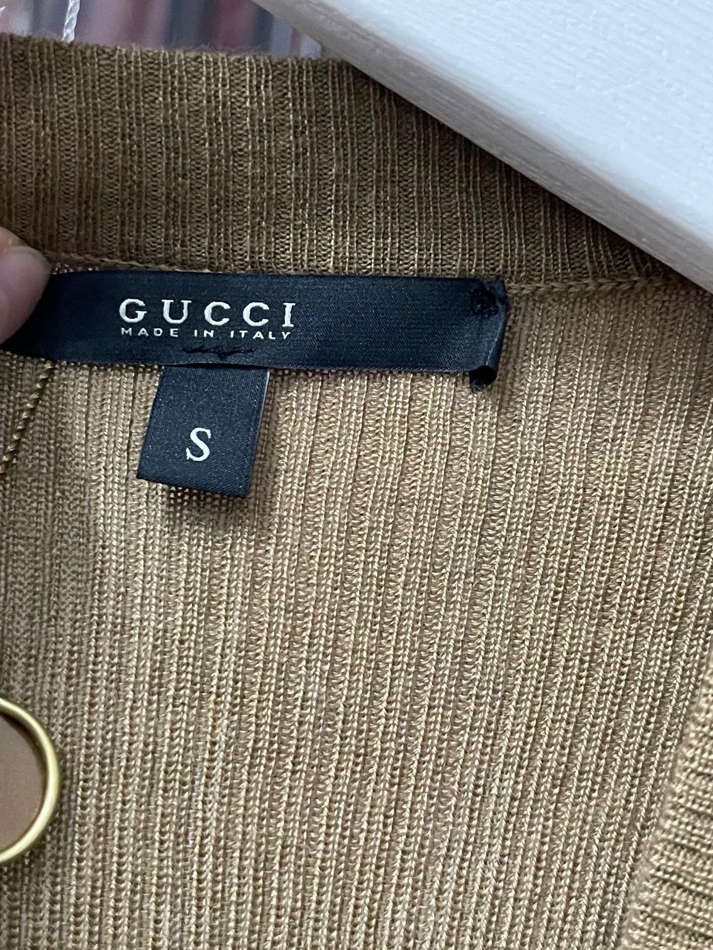 Gucci Gucci Suede Panel Cardigan Size S Size US S / EU 44-46 / 1 - 7 Thumbnail