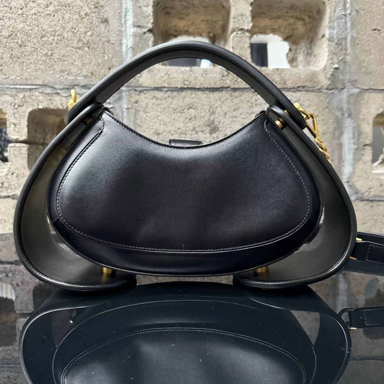 Balmain Balmain Jolie Madame Leather Handle Bag Size ONE SIZE - 3 Thumbnail