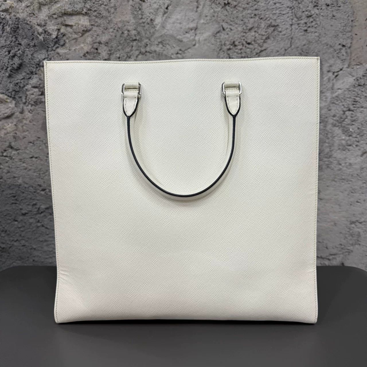 Prada Prada Saffiano Leather Tote Bag Size ONE SIZE - 3 Thumbnail