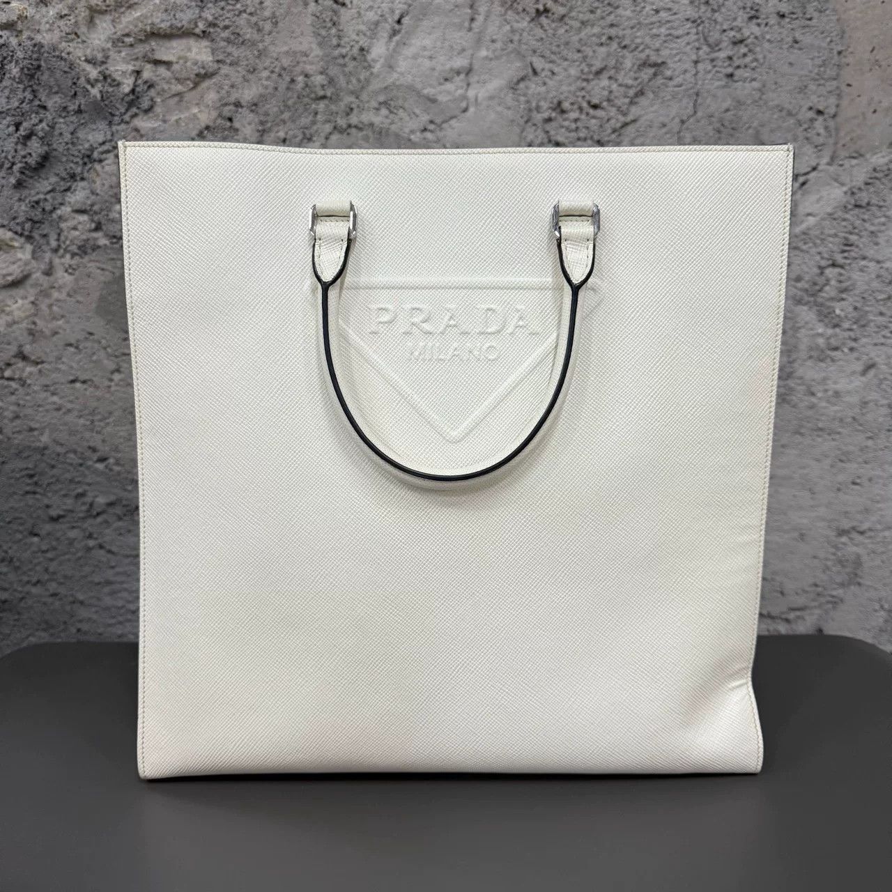Prada Prada Saffiano Leather Tote Bag Size ONE SIZE - 2 Thumbnail