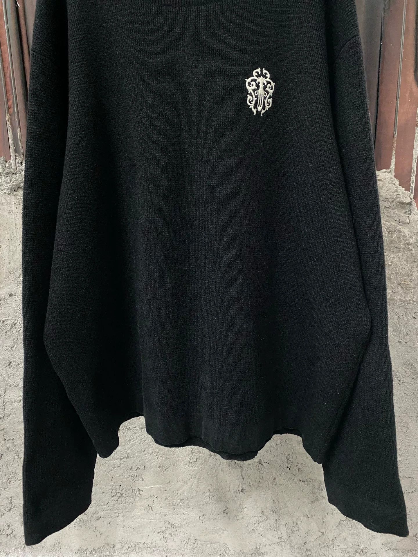 Chrome Hearts Chrome Hearts Dagger Cashmere Sweater Size XL Size US XL / EU 56 / 4 - 5 Thumbnail