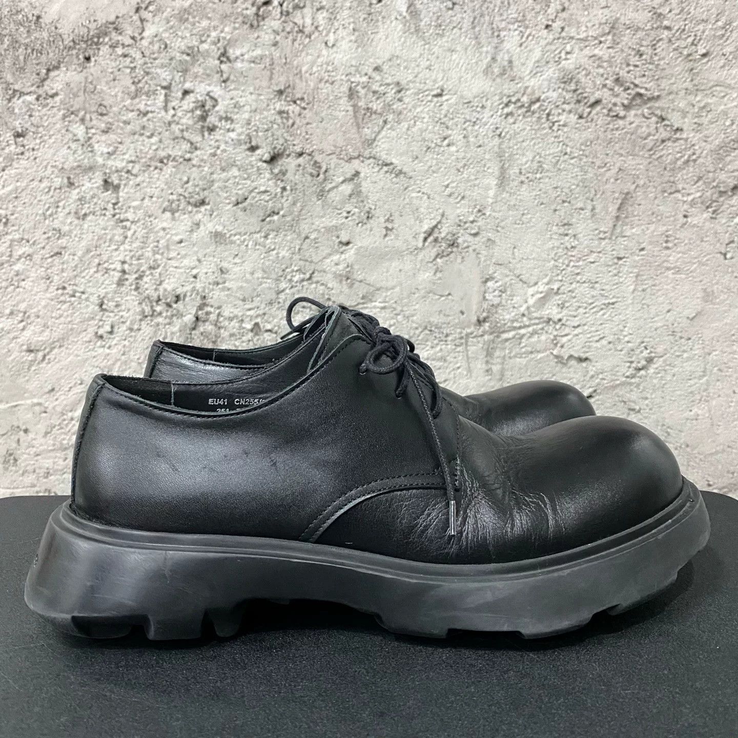 Acne Studios Acne Studios Black Platform Derby Shoes US 8 Size US 8 / EU 41 - 2 Thumbnail