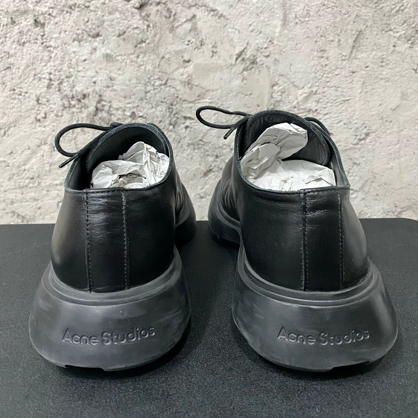Acne Studios Acne Studios Black Platform Derby Shoes US 8 Size US 8 / EU 41 - 4 Thumbnail