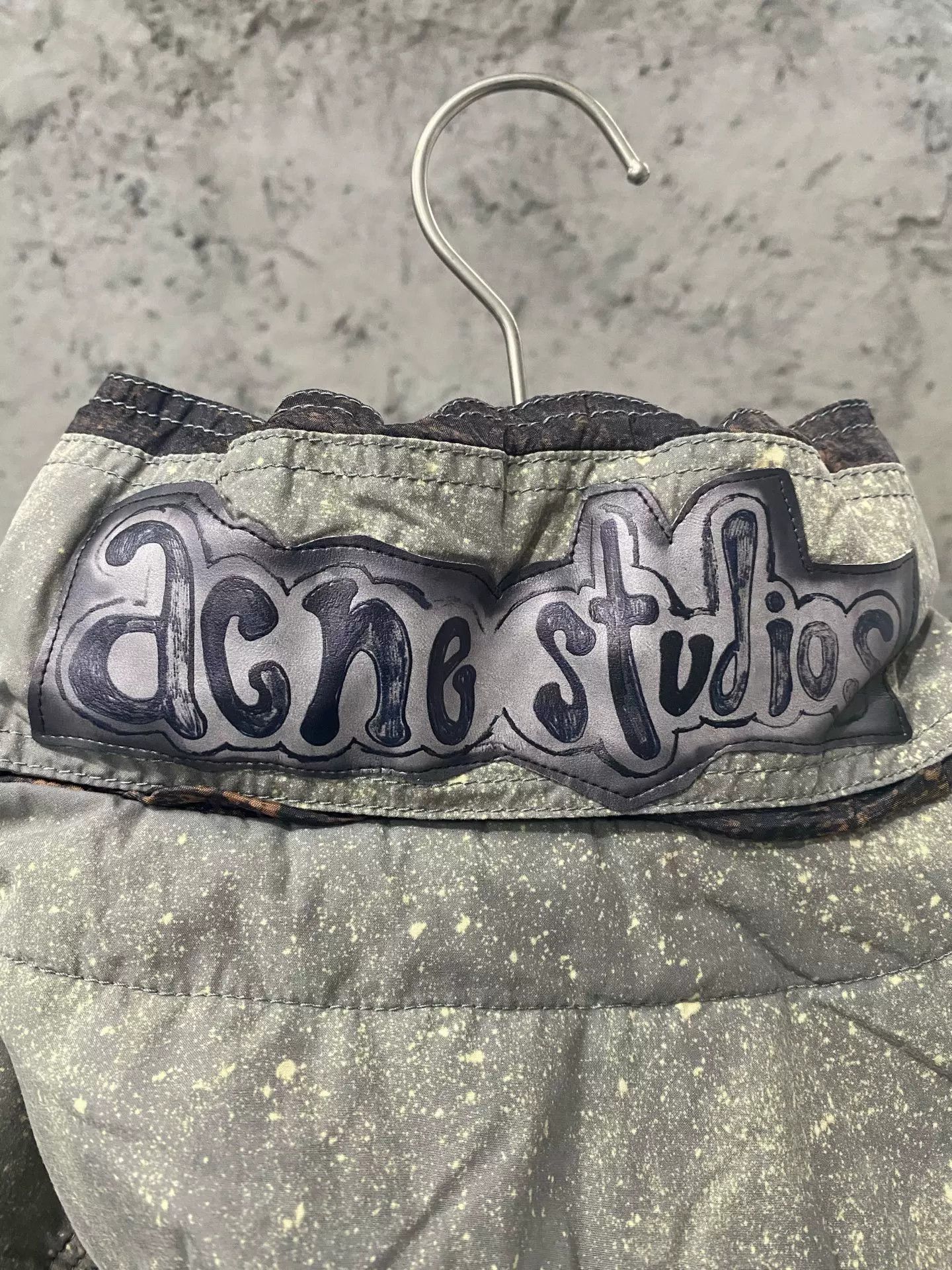 Acne Studios Acne Studios Splatter Print Half Zip Jacket Size M Size US M / EU 48-50 / 2 - 7 Thumbnail