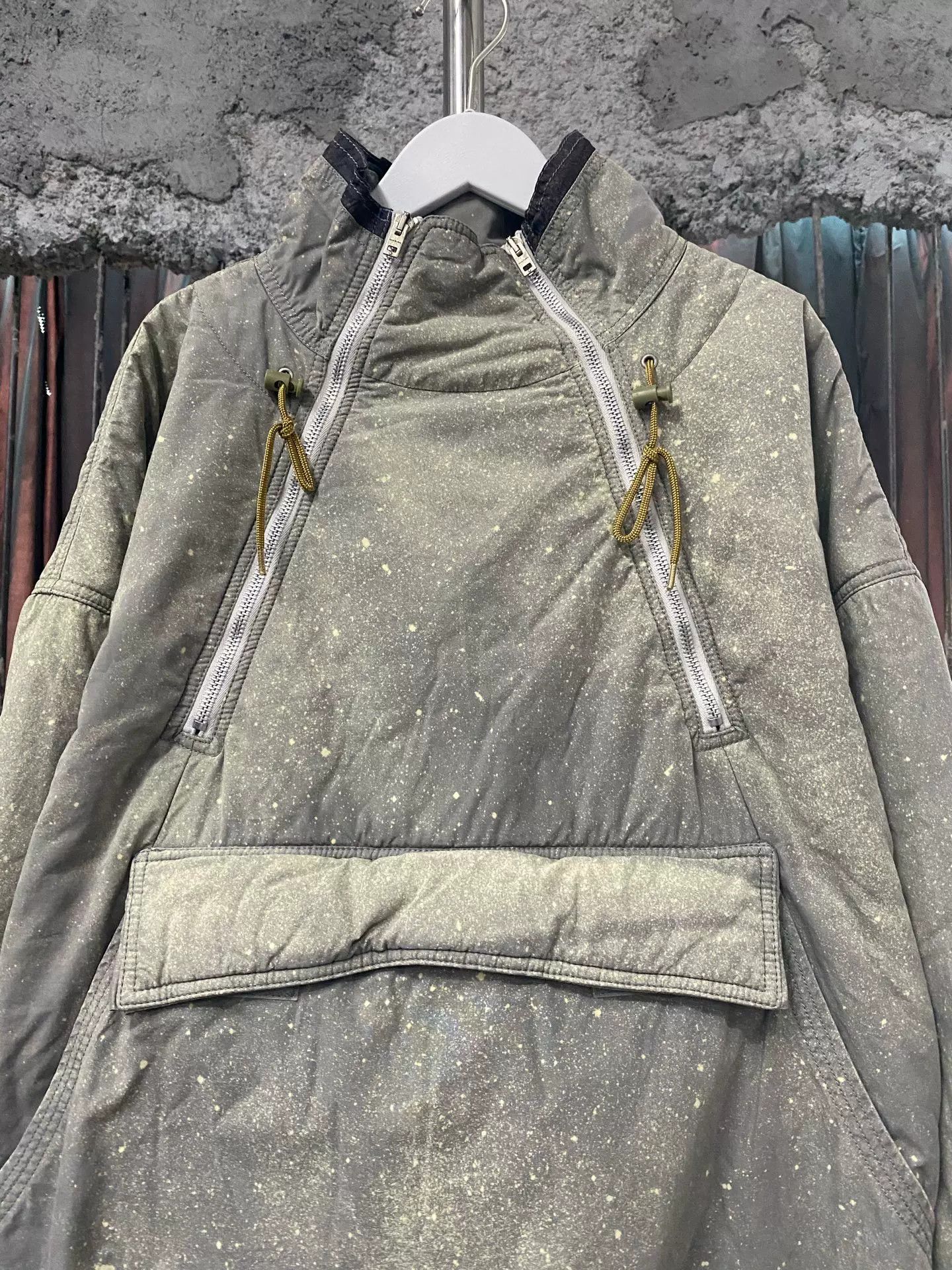 Acne Studios Acne Studios Splatter Print Half Zip Jacket Size M Size US M / EU 48-50 / 2 - 4 Thumbnail