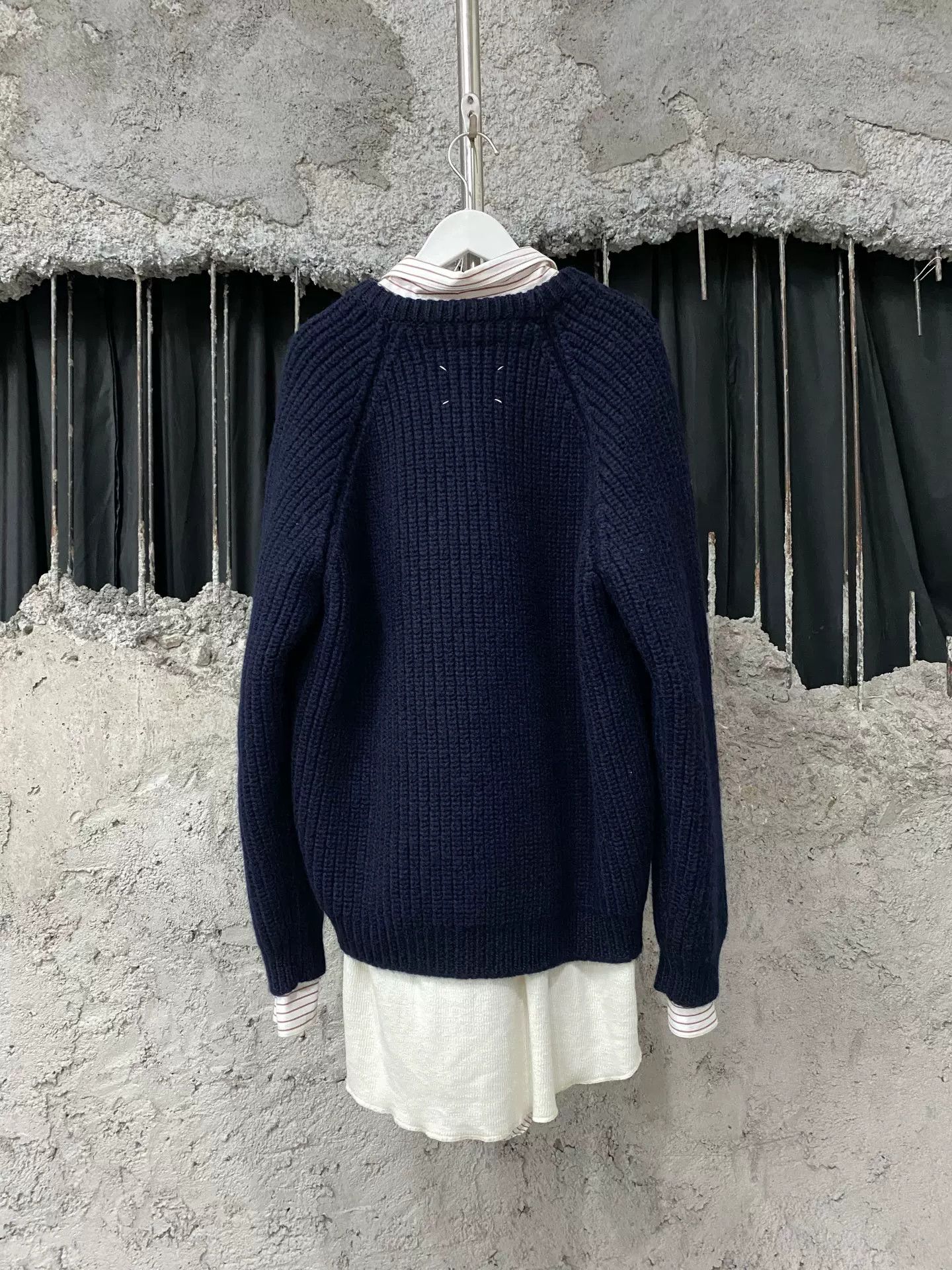 Maison Margiela Maison Margiela Layered Ribbed Knit Sweater Size S Size US S / EU 44-46 / 1 - 3 Thumbnail
